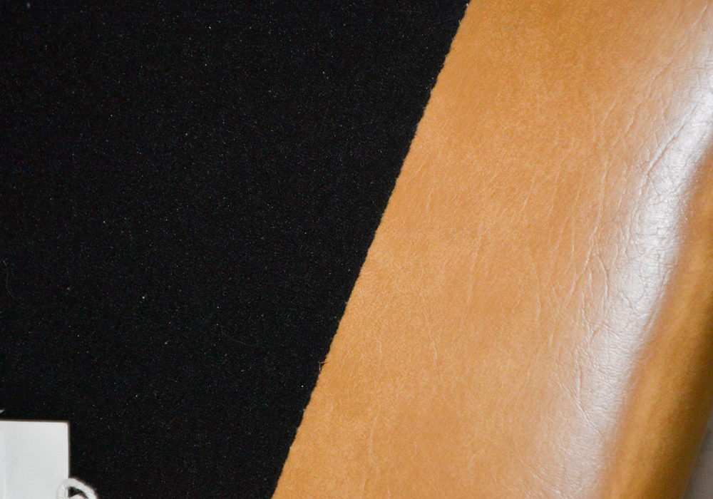 Vintage Mid Century Modern Brown Vinyl Swivel Chairs by Overman of Sweden