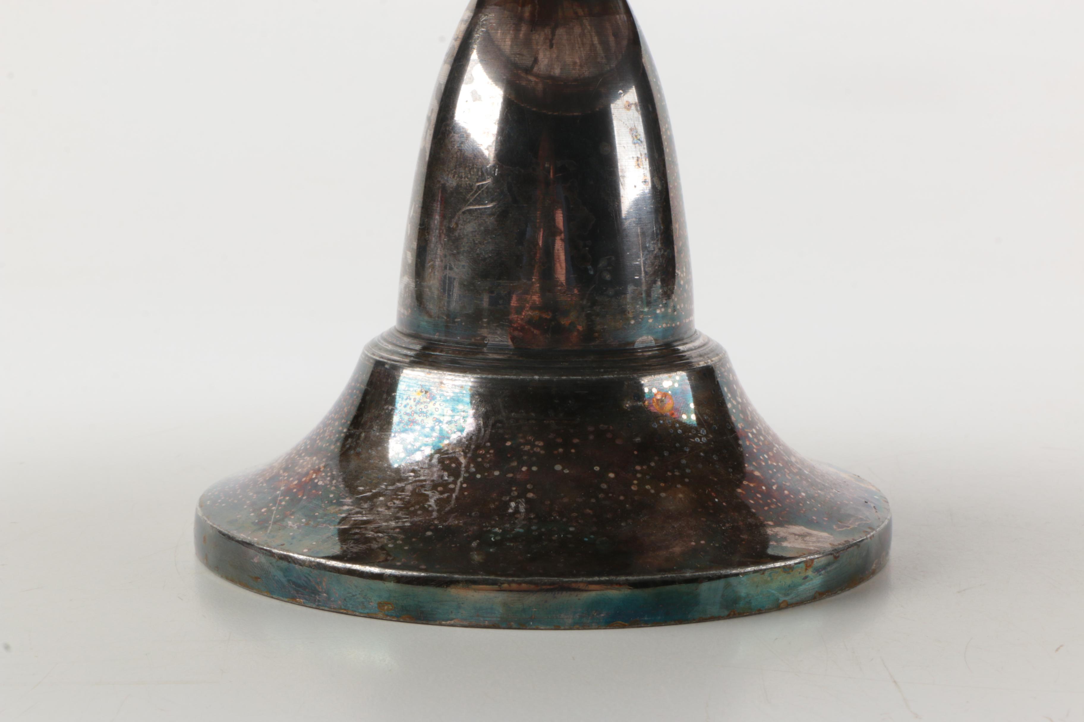 Pairpoint Mfg. Co. Silver Plate Bride's Basket with Derby Silver Co. Mug