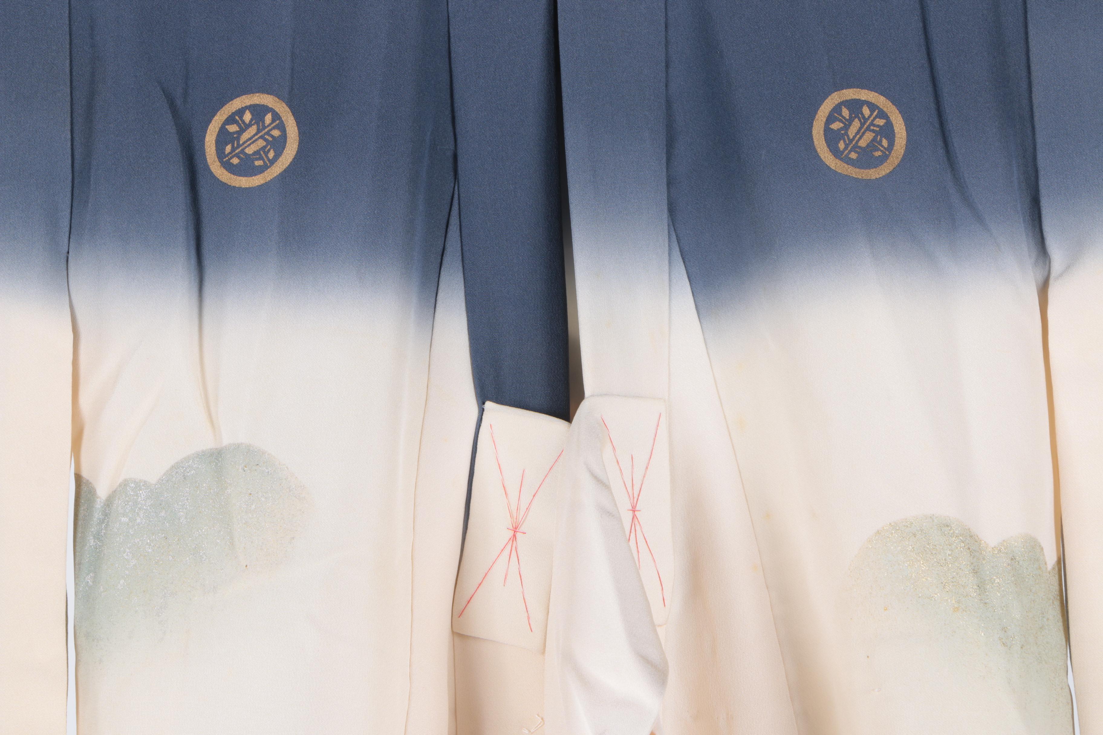 Boy's Circa 1940s Vintage Ceremonial Kimono