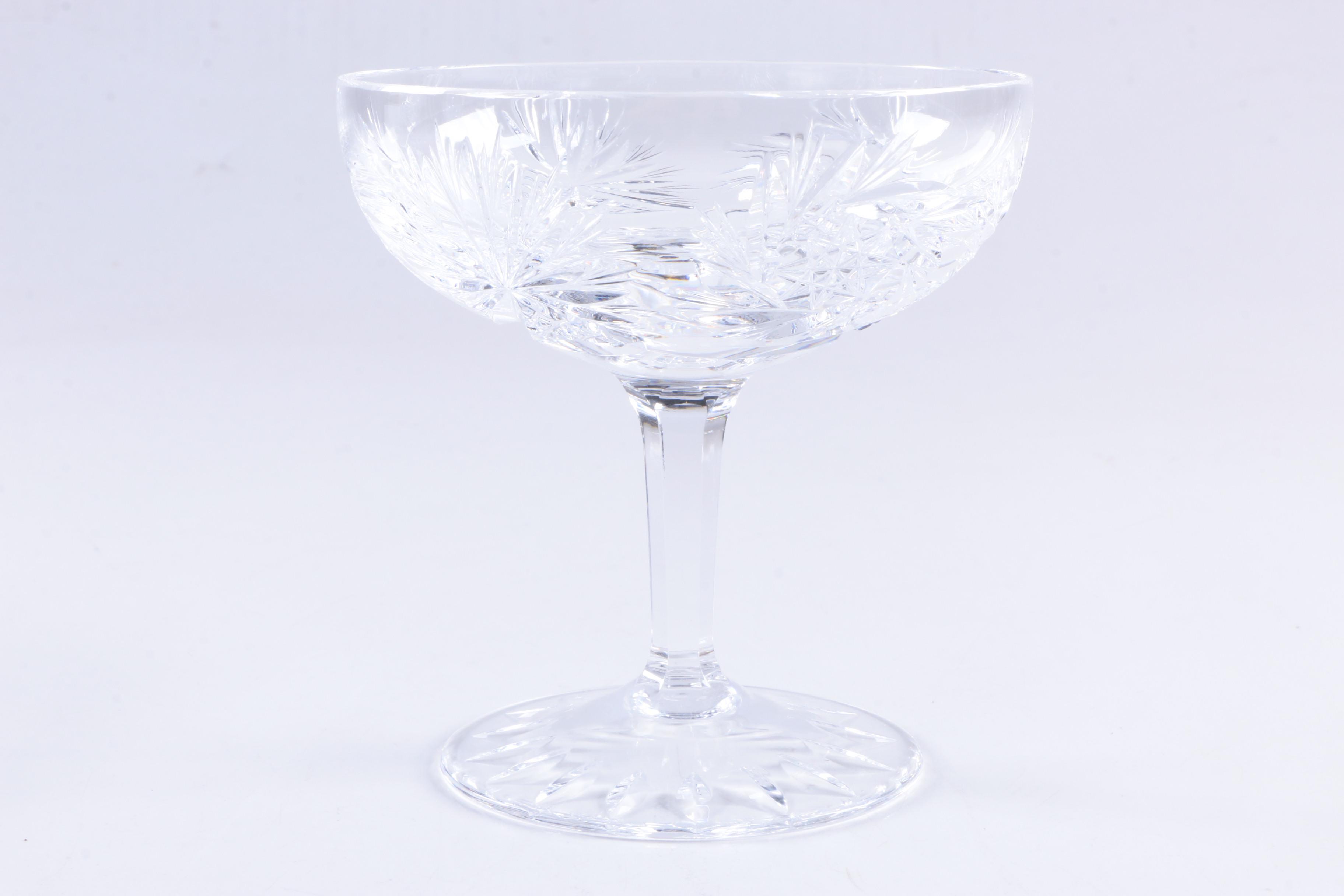 Cut Glass Stemware