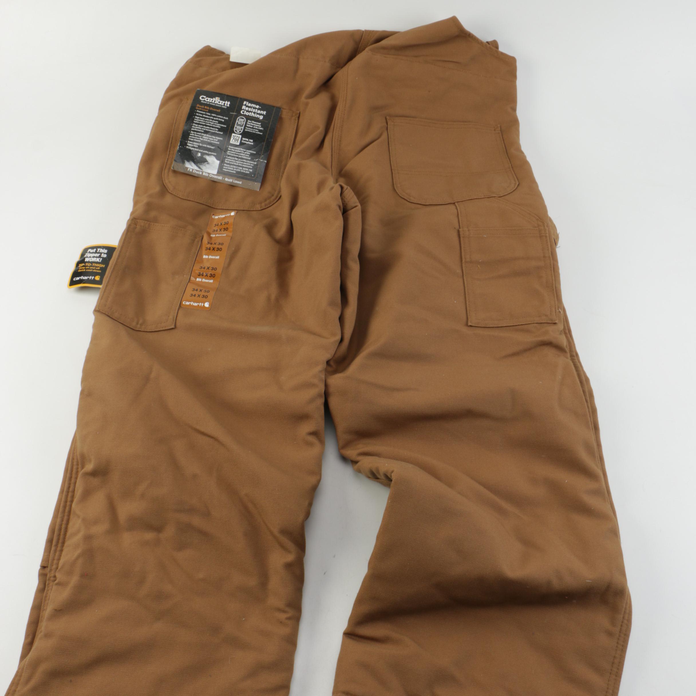 Carhartt Flame-Resistant Duck Bib Overalls
