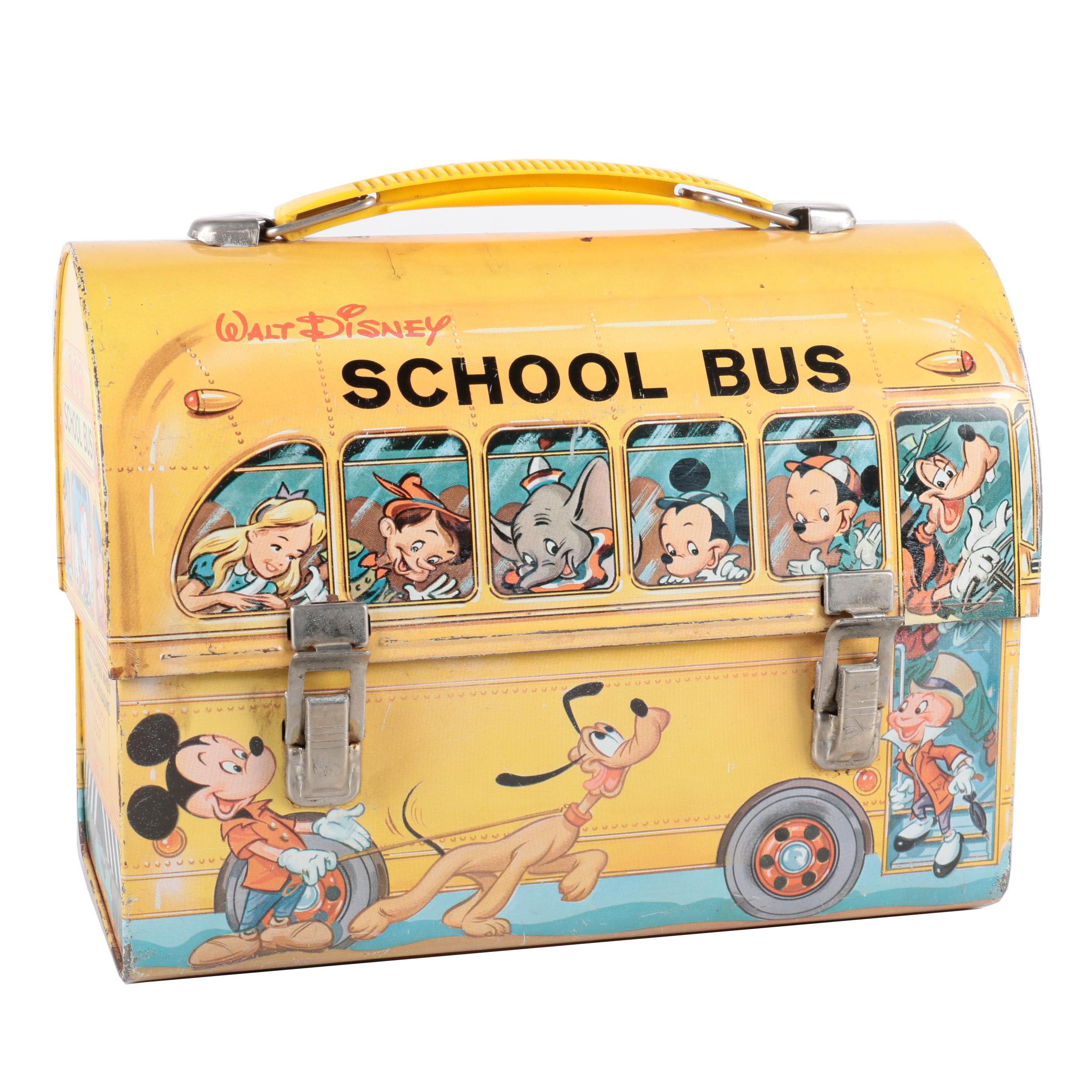 Aladdin Walt Disney School Bus Lunch Box