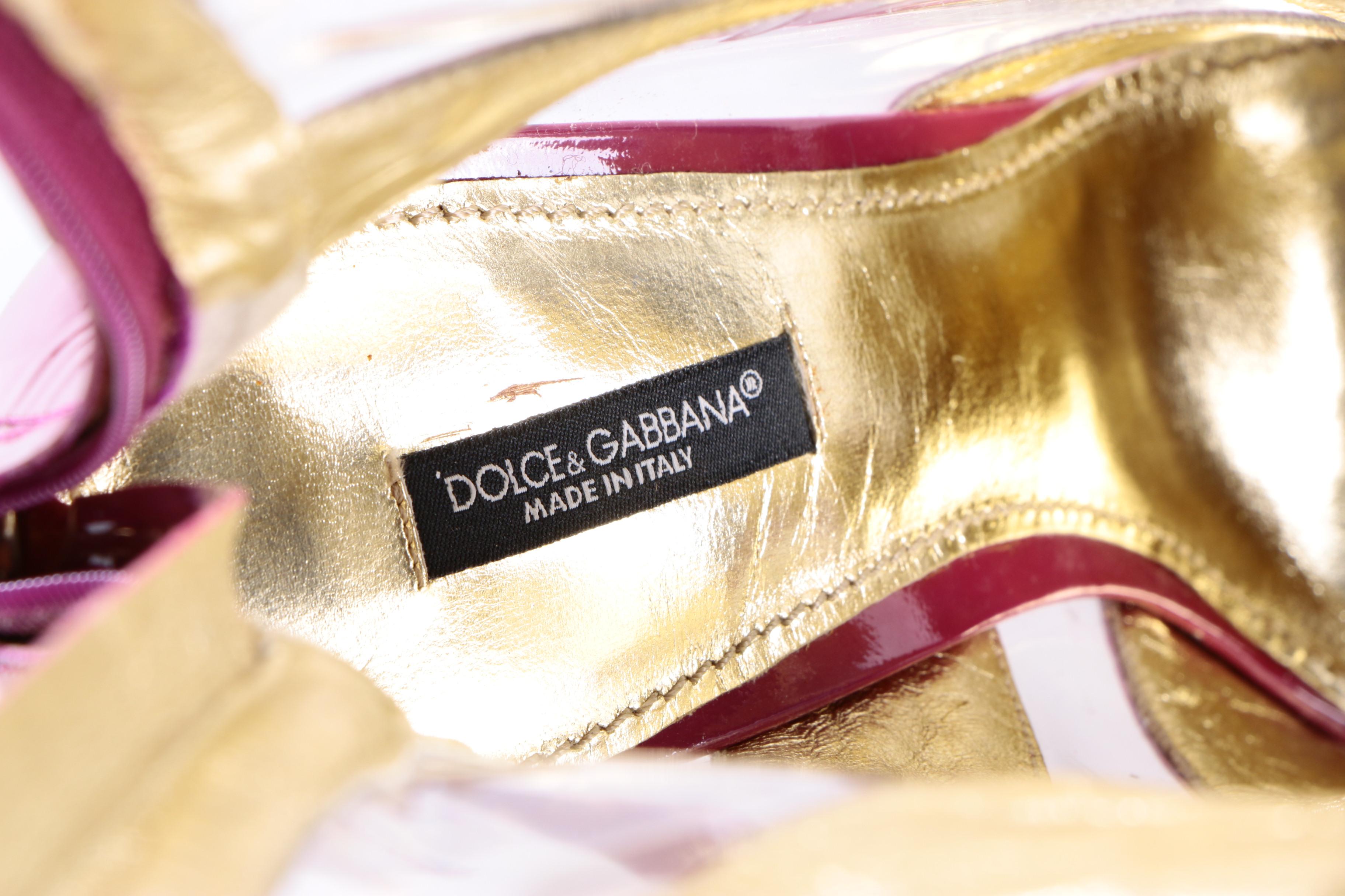 Dolce & Gabbana Vinyl and Patent Leather Boots