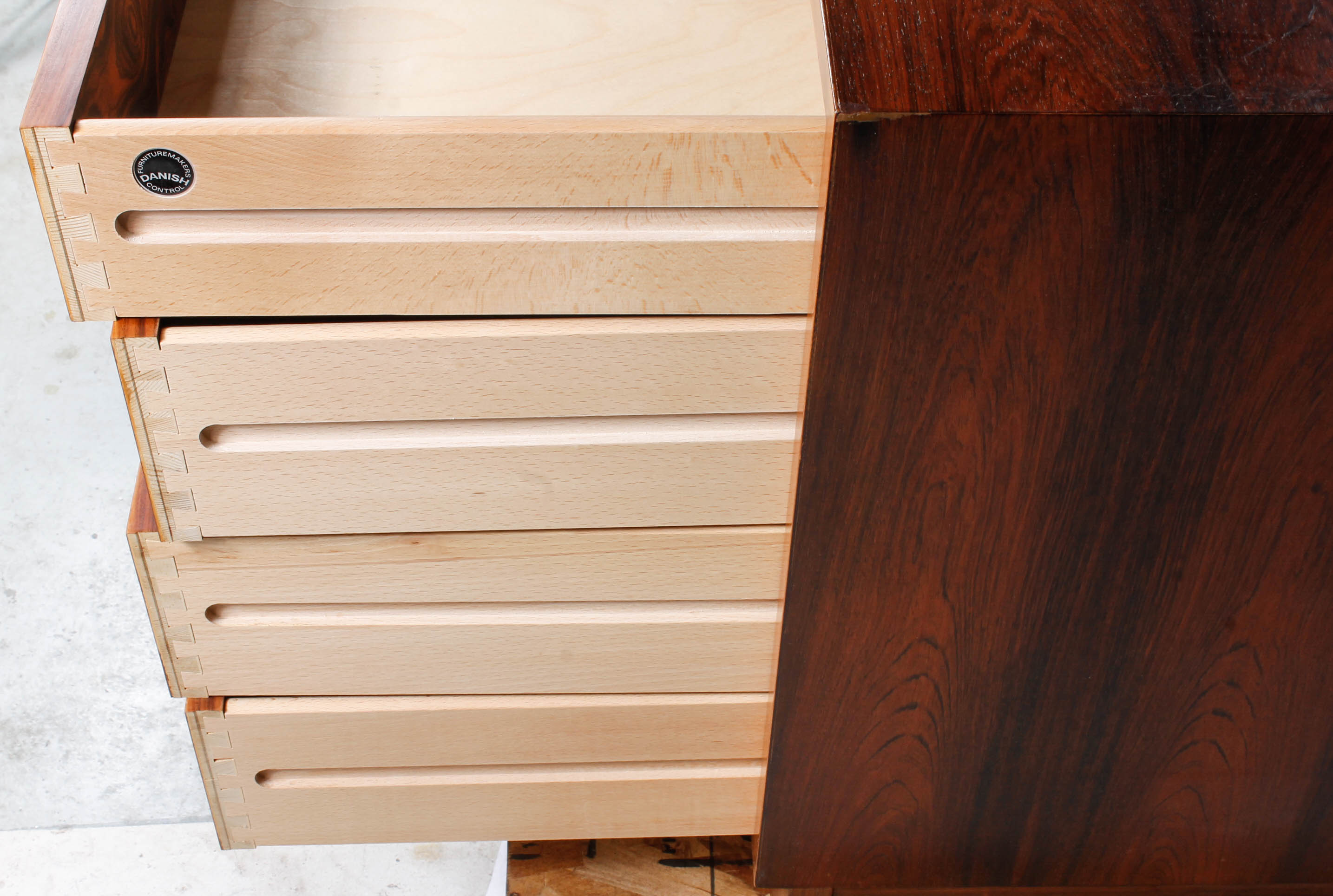 Poul Hundevad Danish Modern Rosewood Chest of Drawers