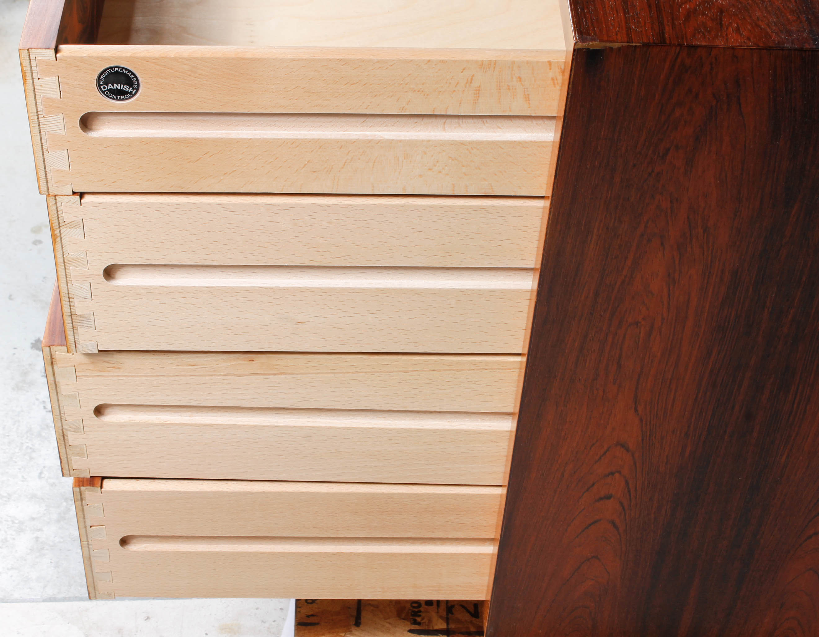 Poul Hundevad Danish Modern Rosewood Chest of Drawers