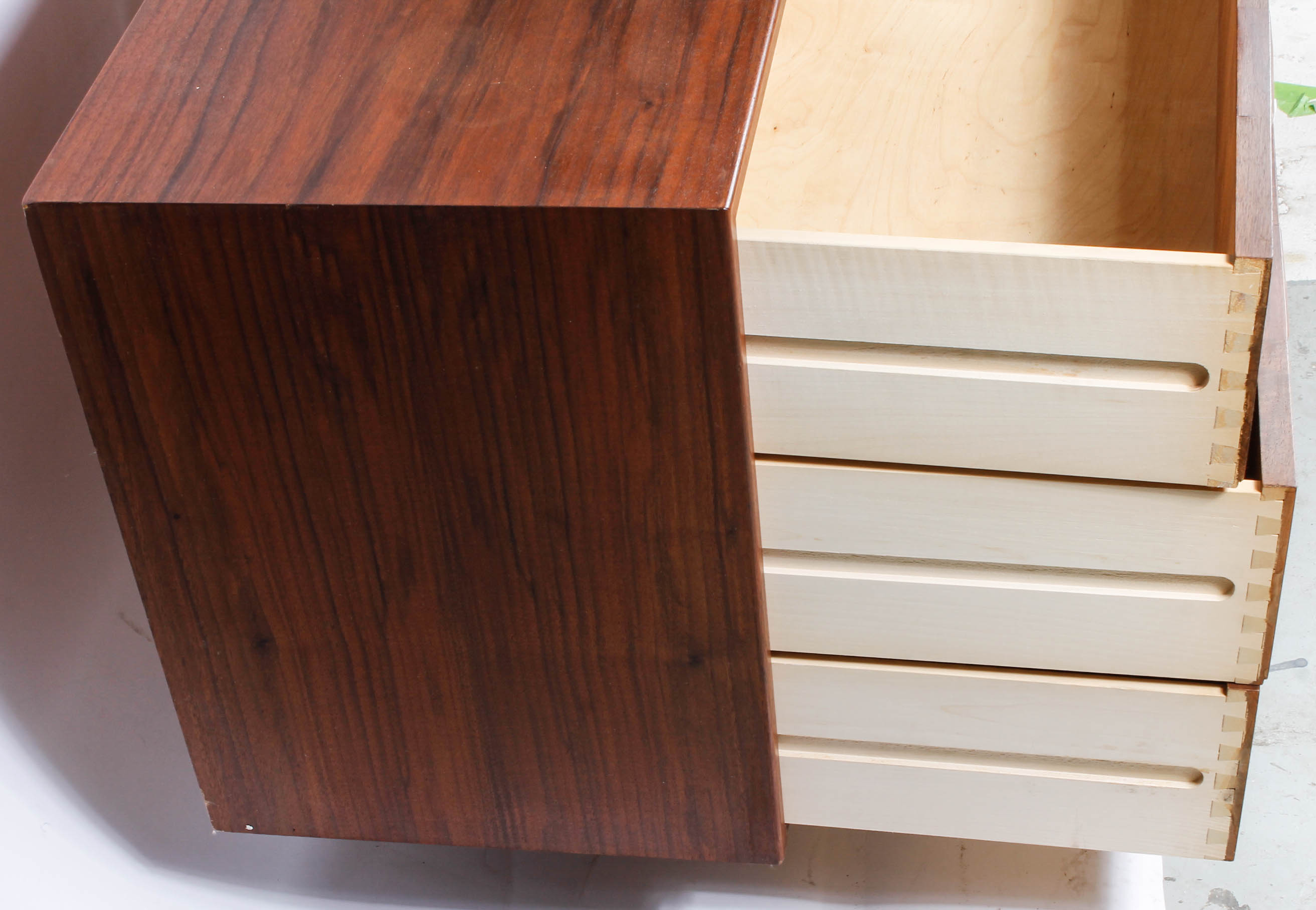 Vintage Danish Modern "Floating" Chest of Drawers