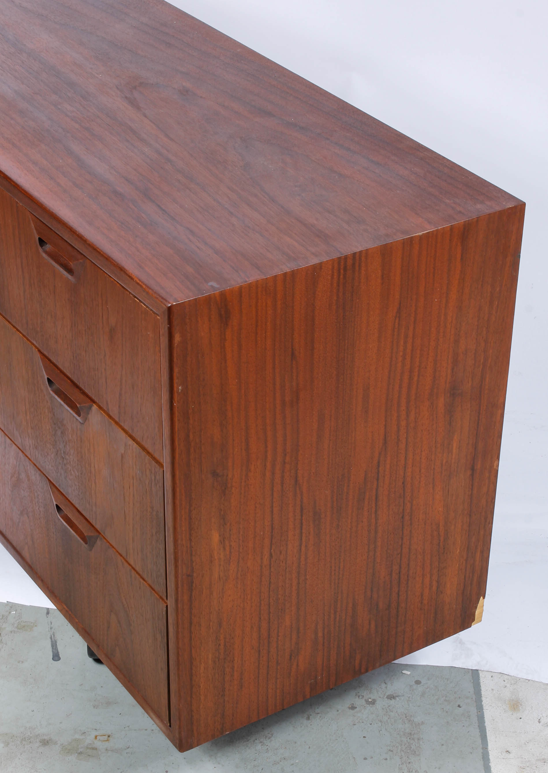 Vintage Danish Modern "Floating" Chest of Drawers