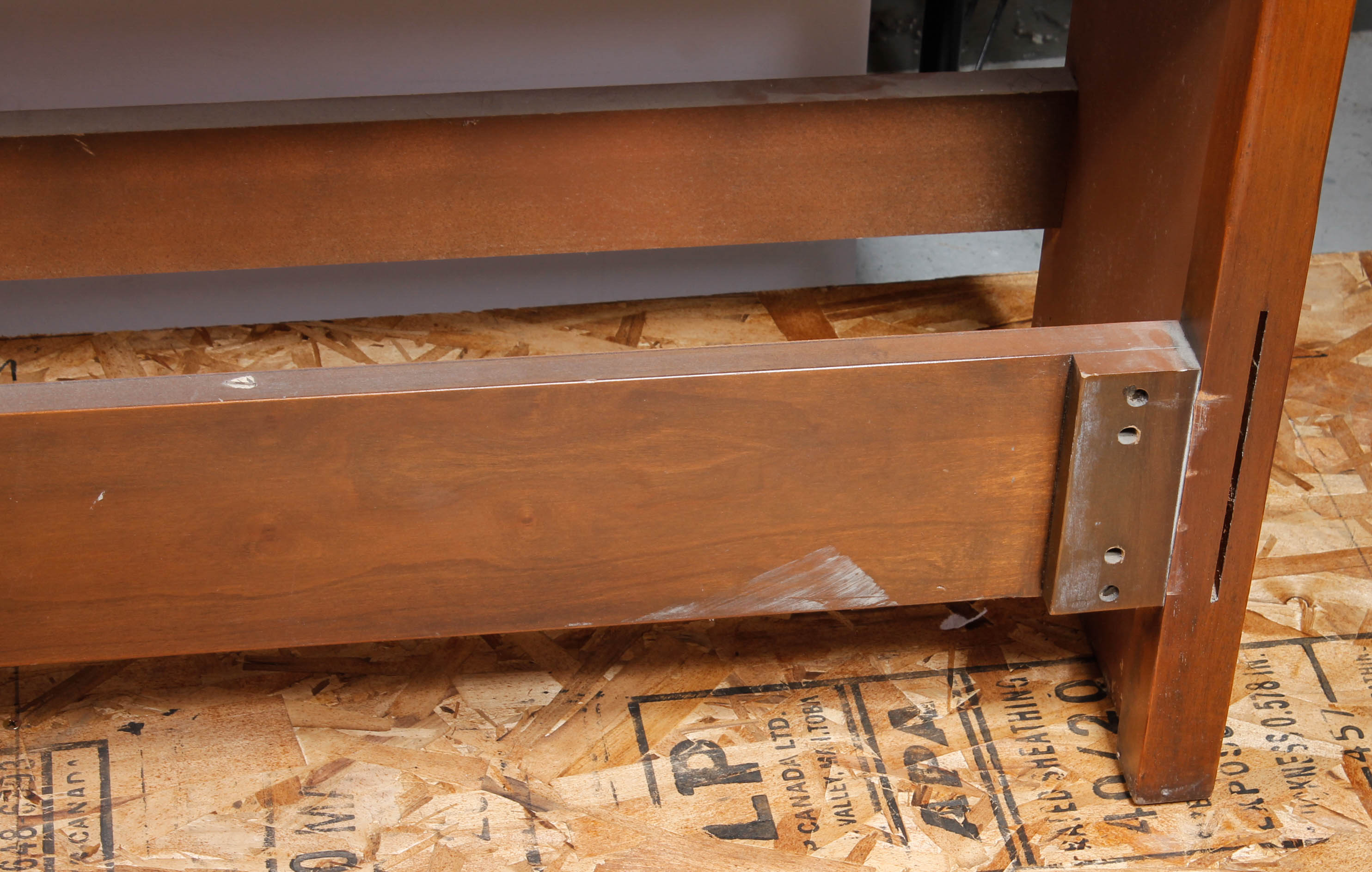 Vintage "Counterpoint" by Drexel Headboard with Built-In Cabinet