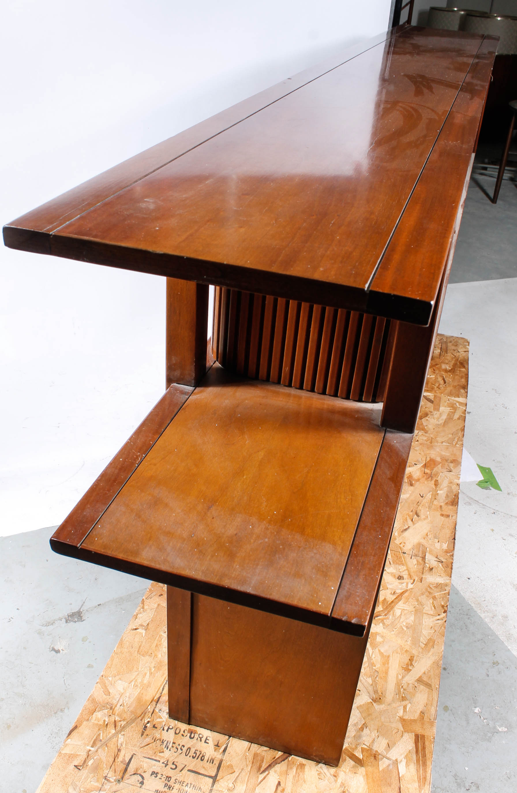 Vintage "Counterpoint" by Drexel Headboard with Built-In Cabinet