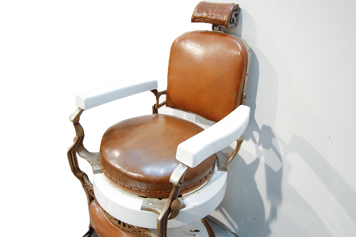 Antique Barber Chair by Koken