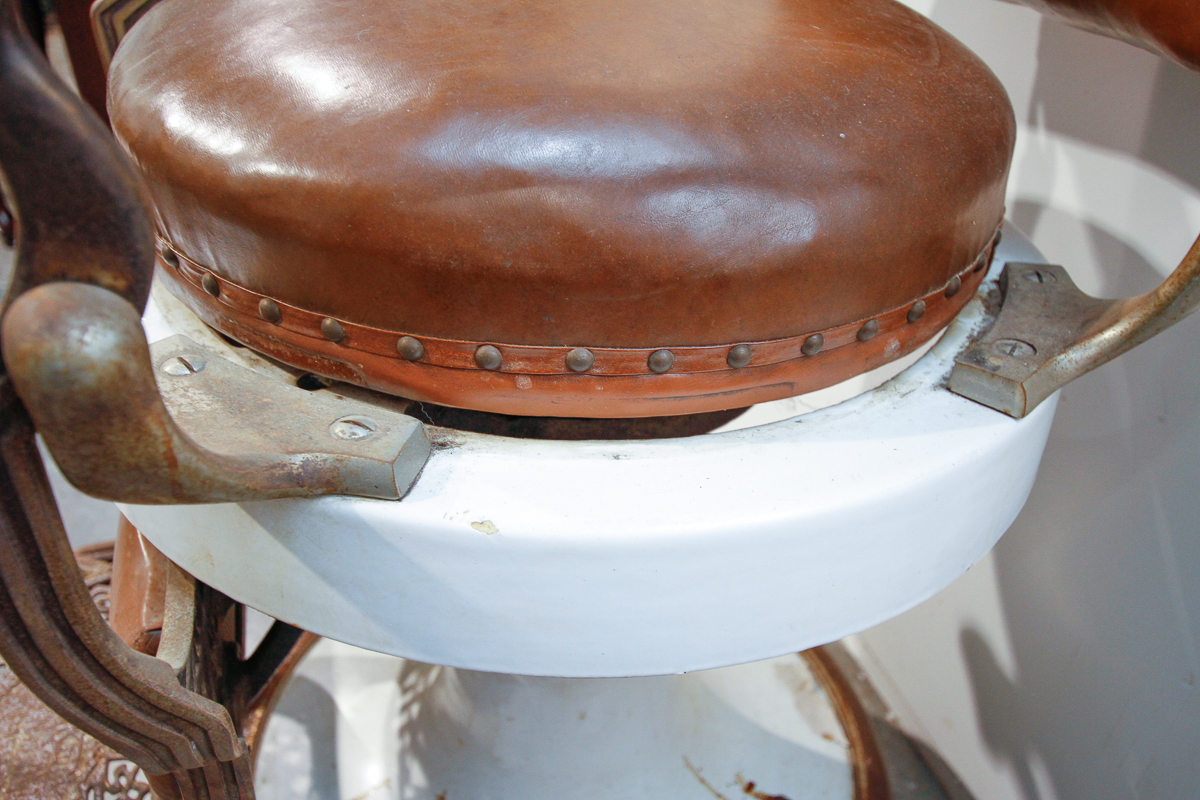 Antique Barber Chair by Koken