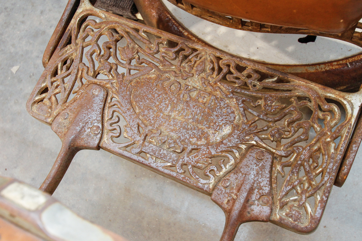 Antique Barber Chair by Koken