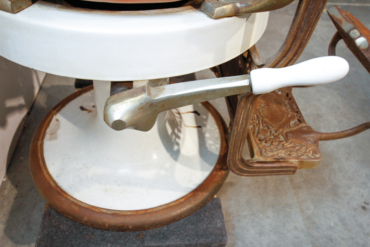 Antique Barber Chair by Koken