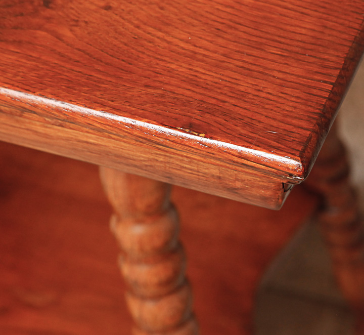 Late Victorian Oak Lamp Table