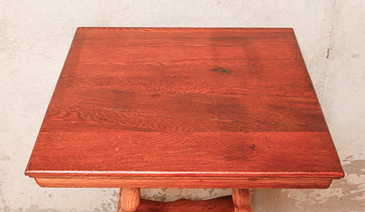 Late Victorian Oak Lamp Table