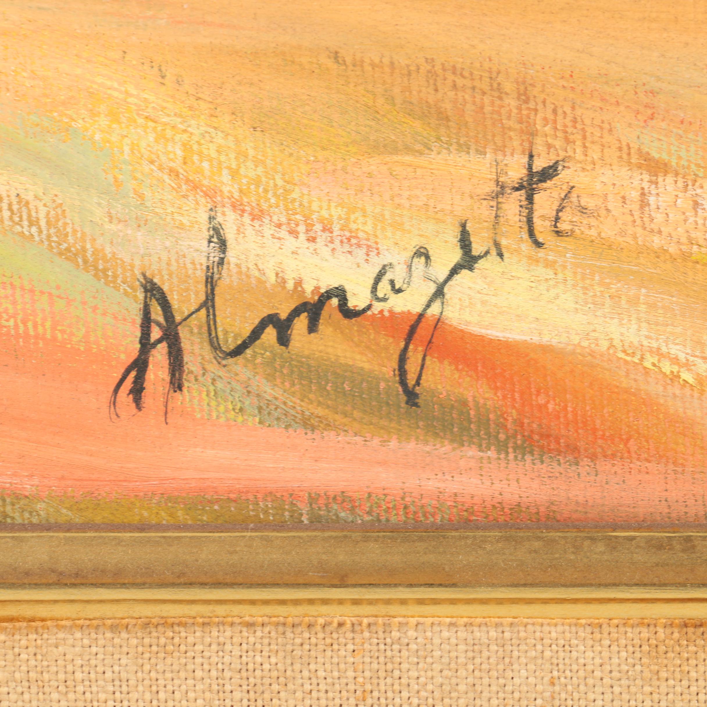 Almazetta Oil Painting on Canvas of a Ballerina