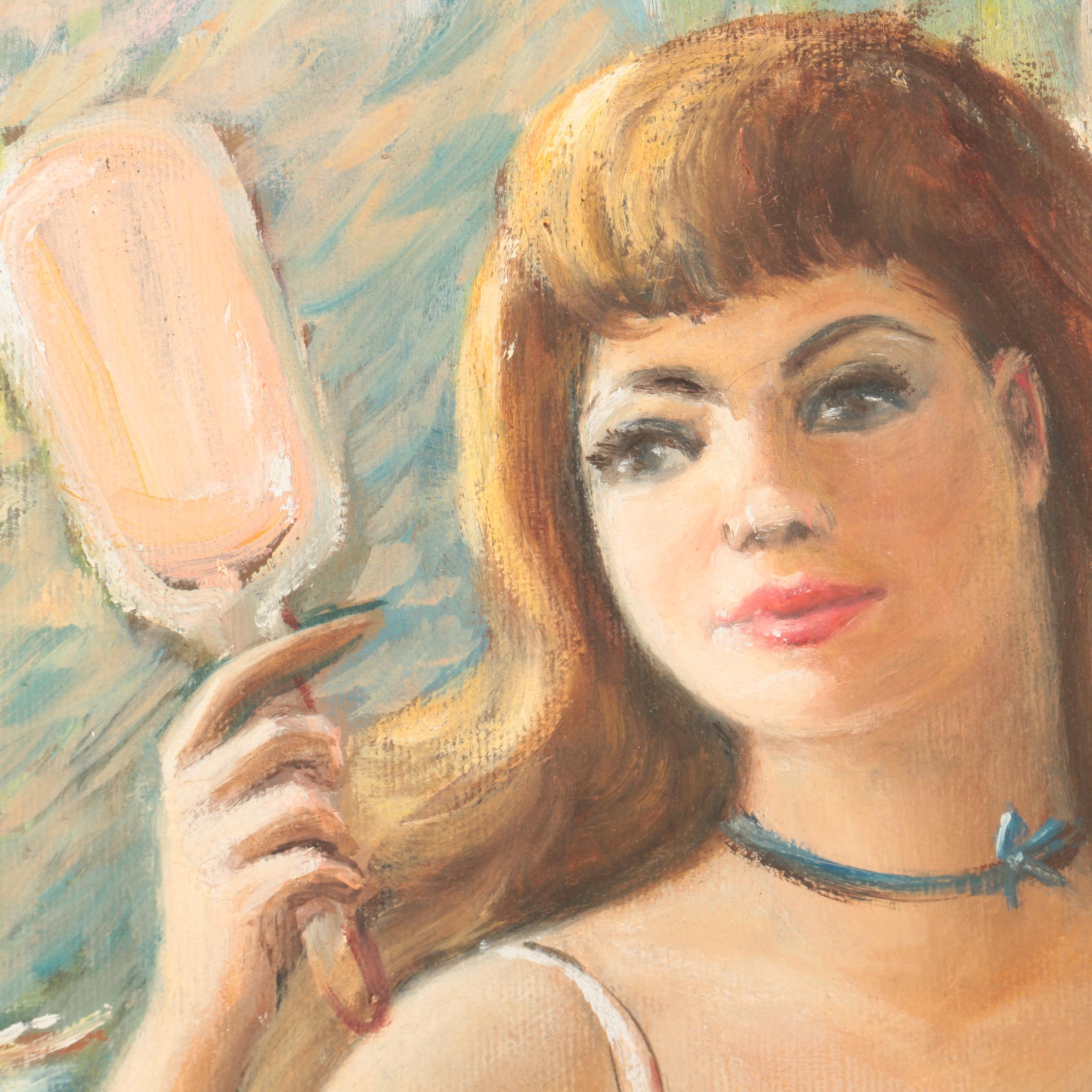 Almazetta Oil Painting on Canvas of a Ballerina