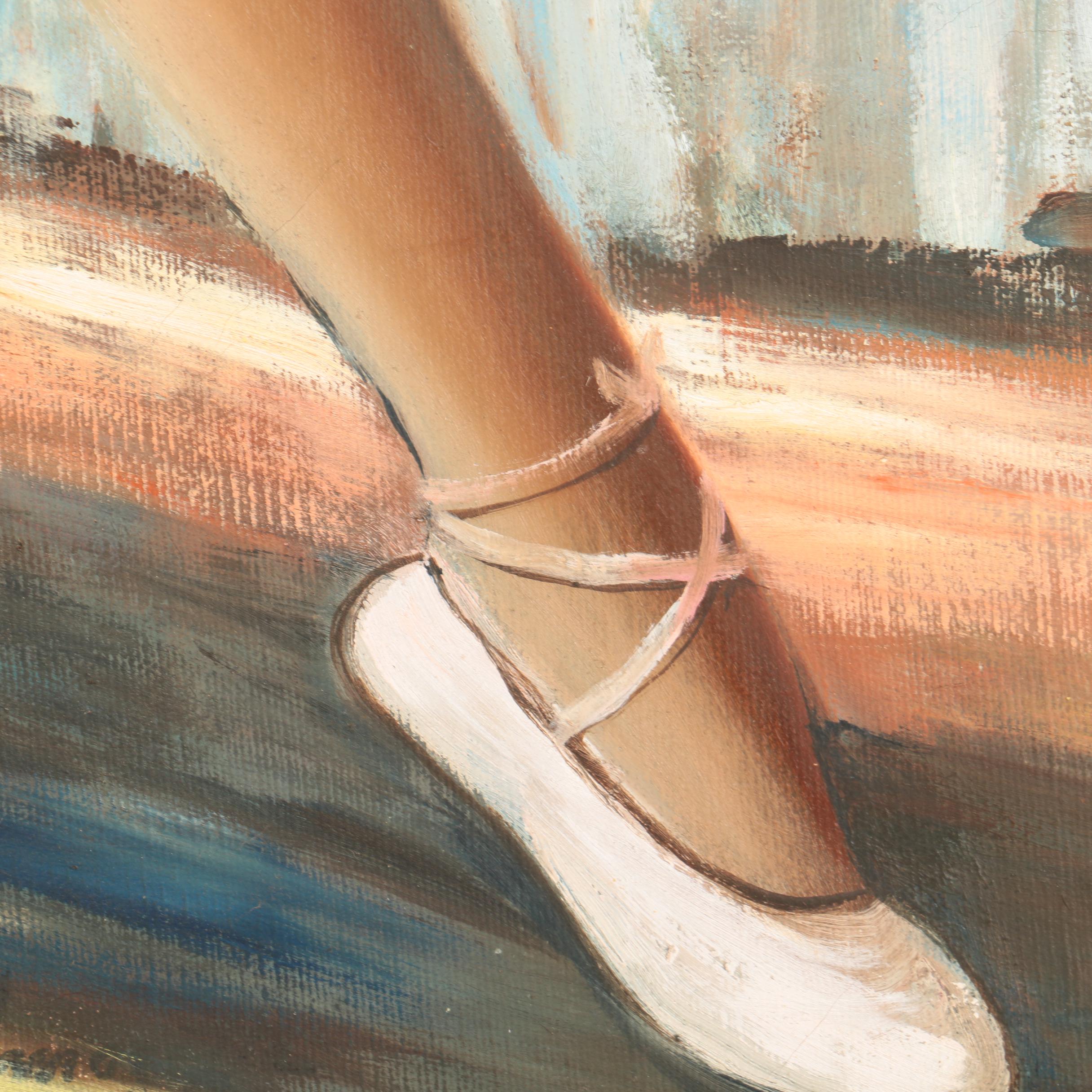 Almazetta Oil Painting on Canvas of a Ballerina