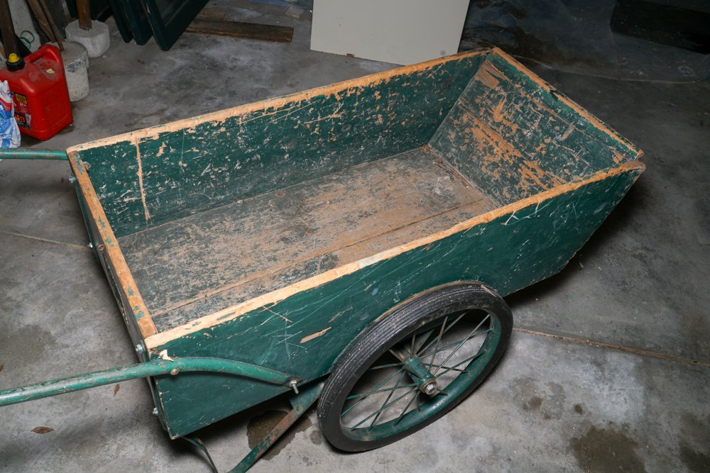 Antique Wheel Barrel Cart