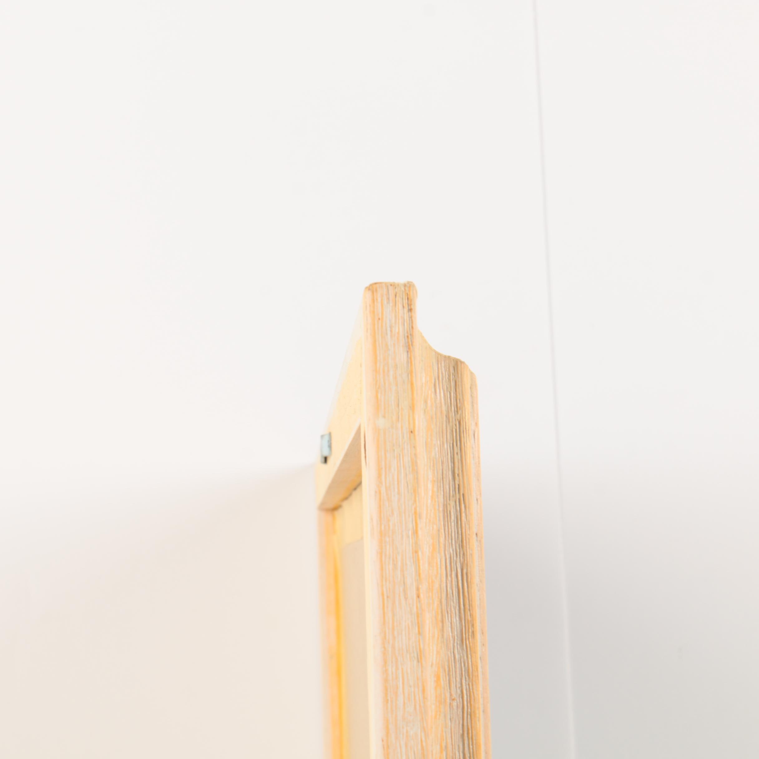 Oil Painting of a Cat Looking at a Landscape