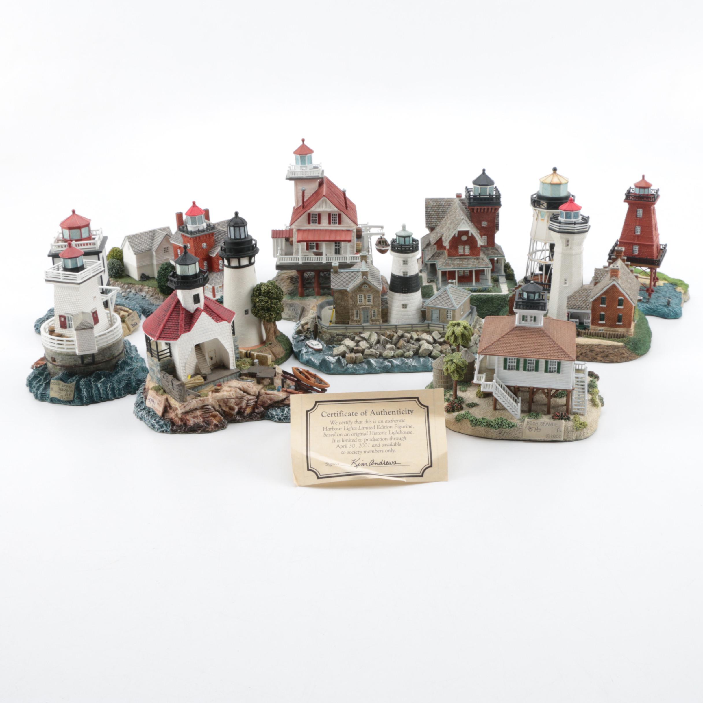 Collection of Model Lighthouses by Harbour Lights