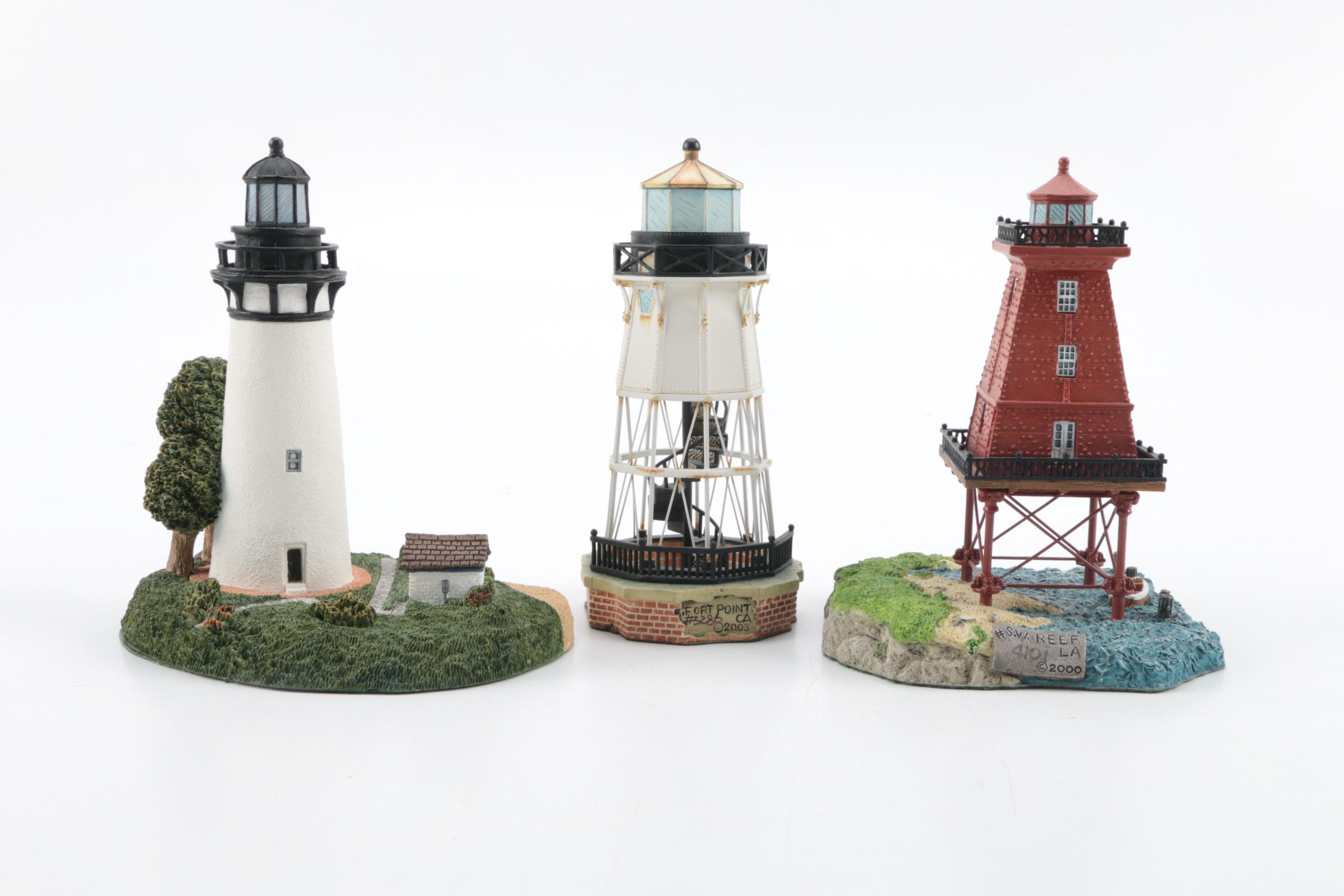 Collection of Model Lighthouses by Harbour Lights