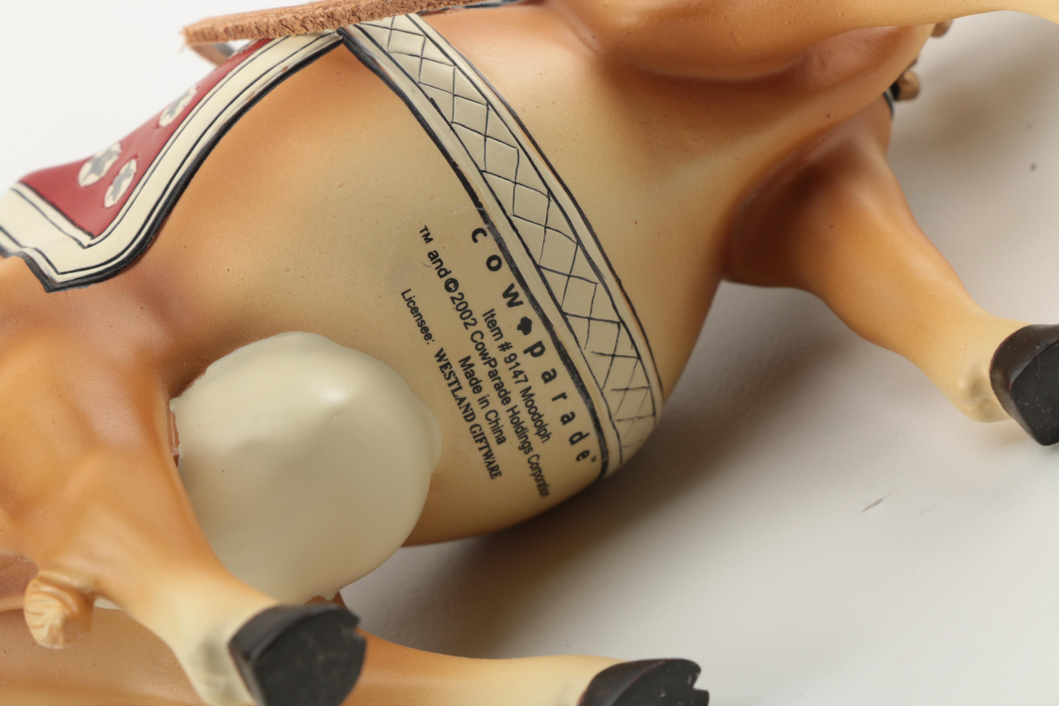 CowParade Ceramic Bovine Figurines