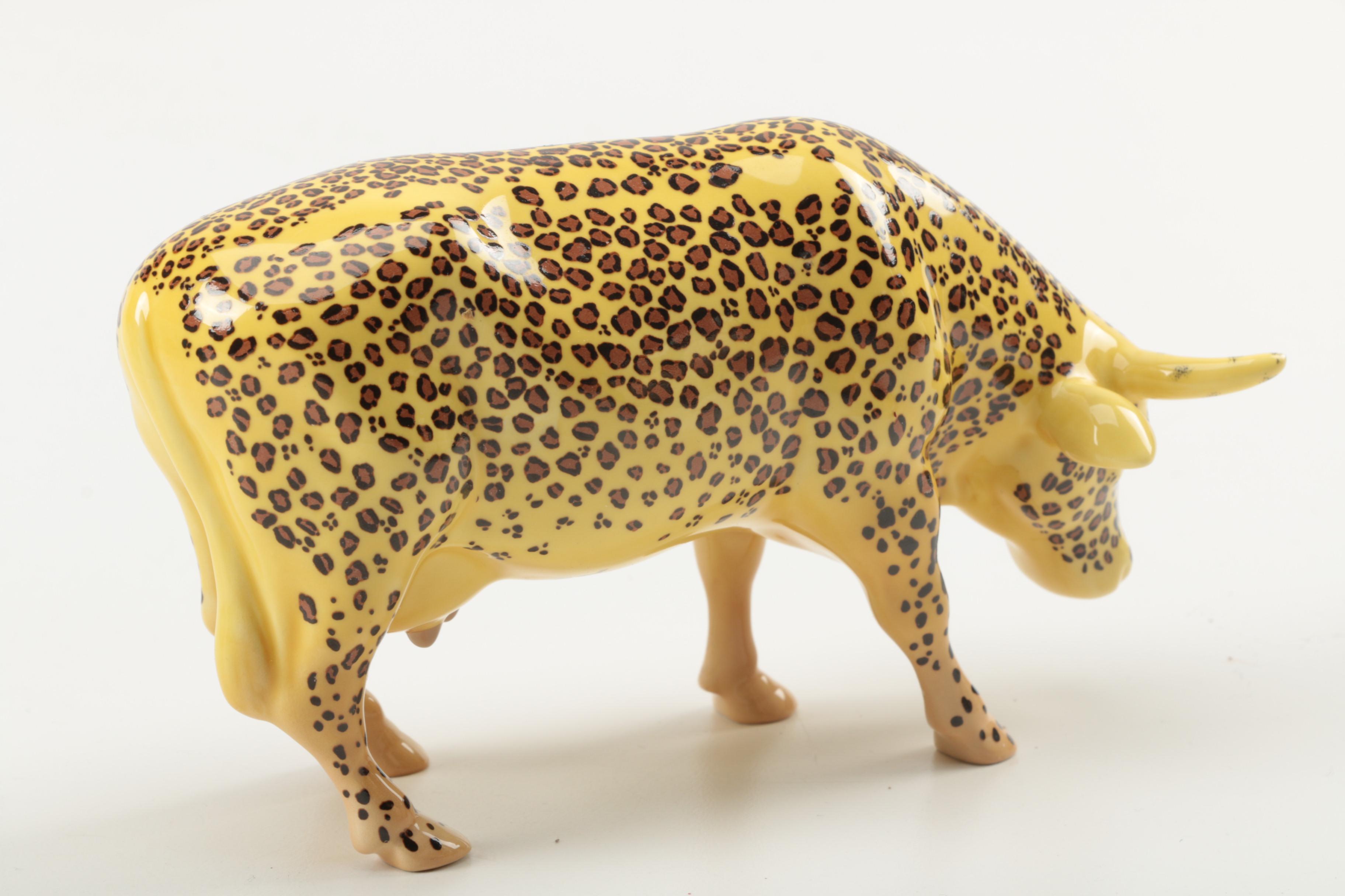 CowParade Ceramic Bovine Figurines