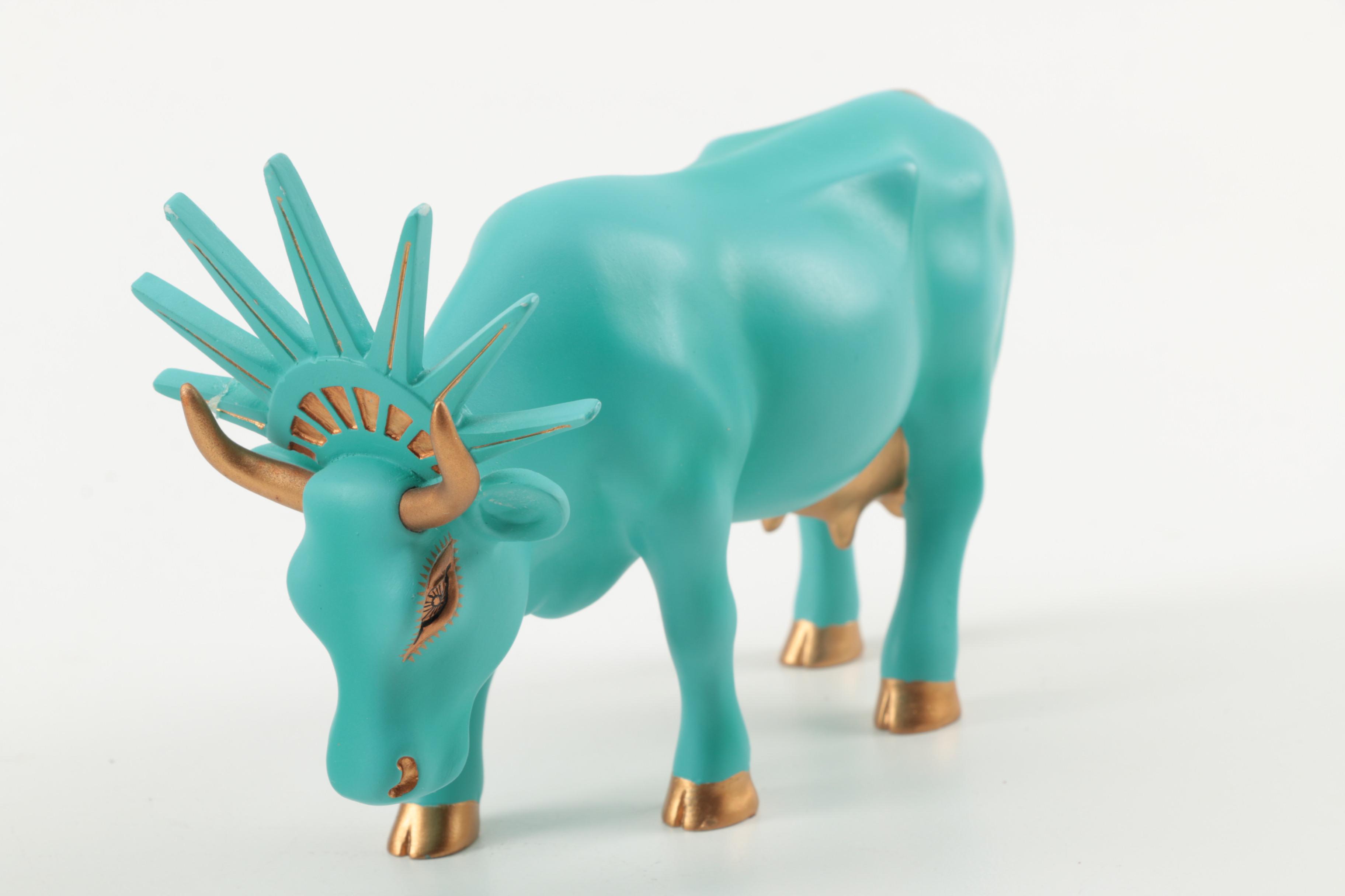 CowParade Ceramic Bovine Figurines