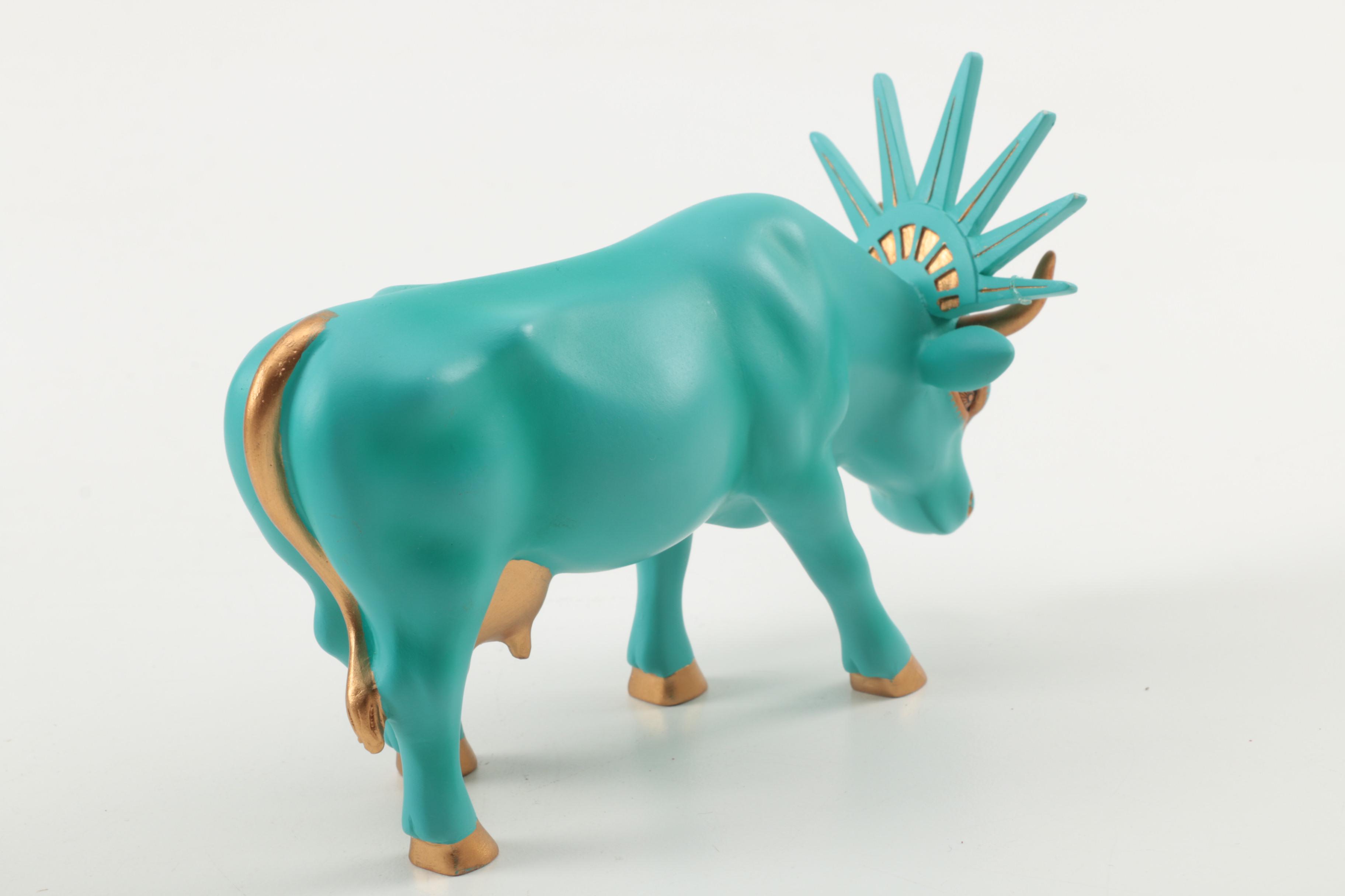 CowParade Ceramic Bovine Figurines