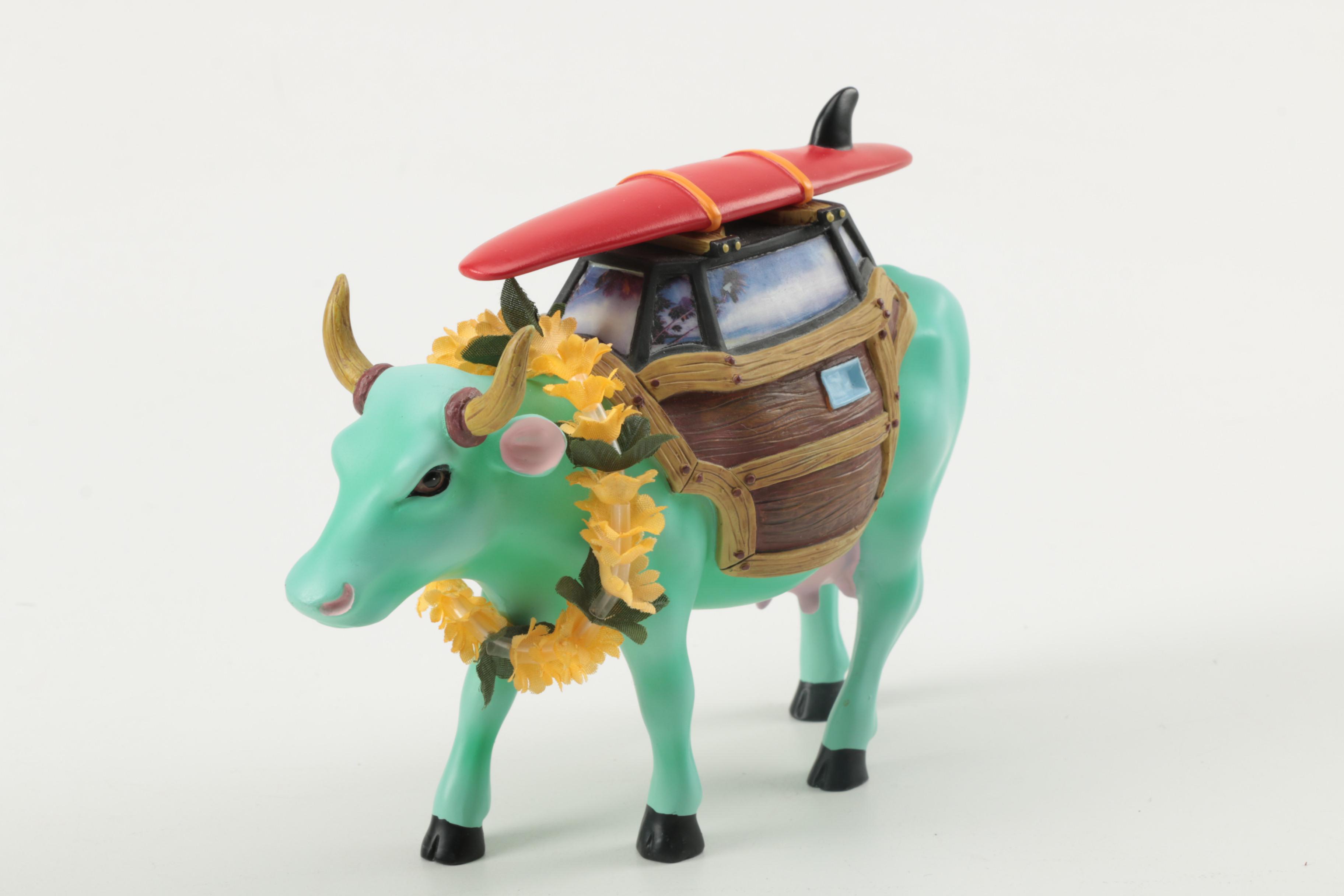 CowParade Ceramic Bovine Figurines