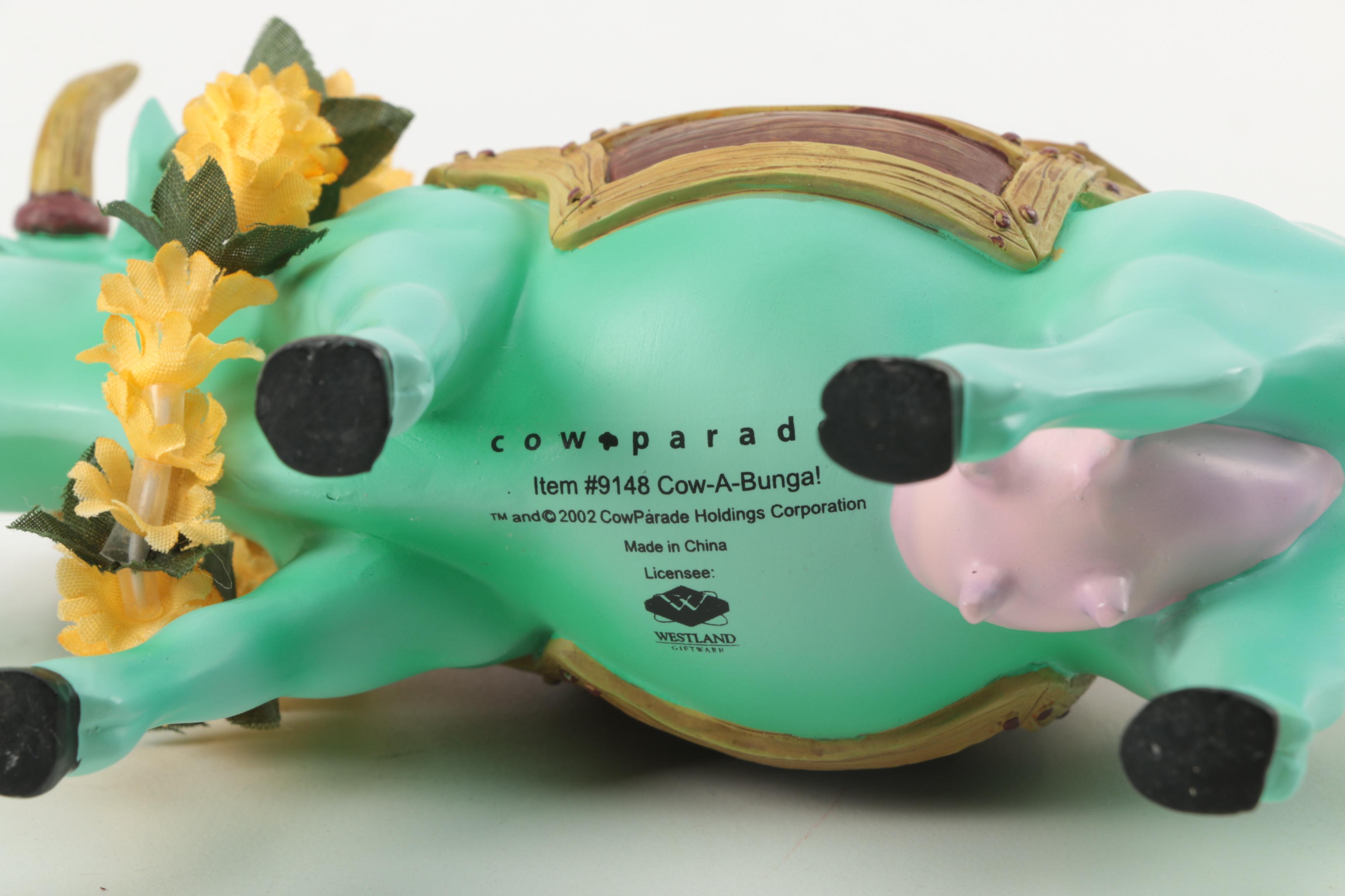 CowParade Ceramic Bovine Figurines