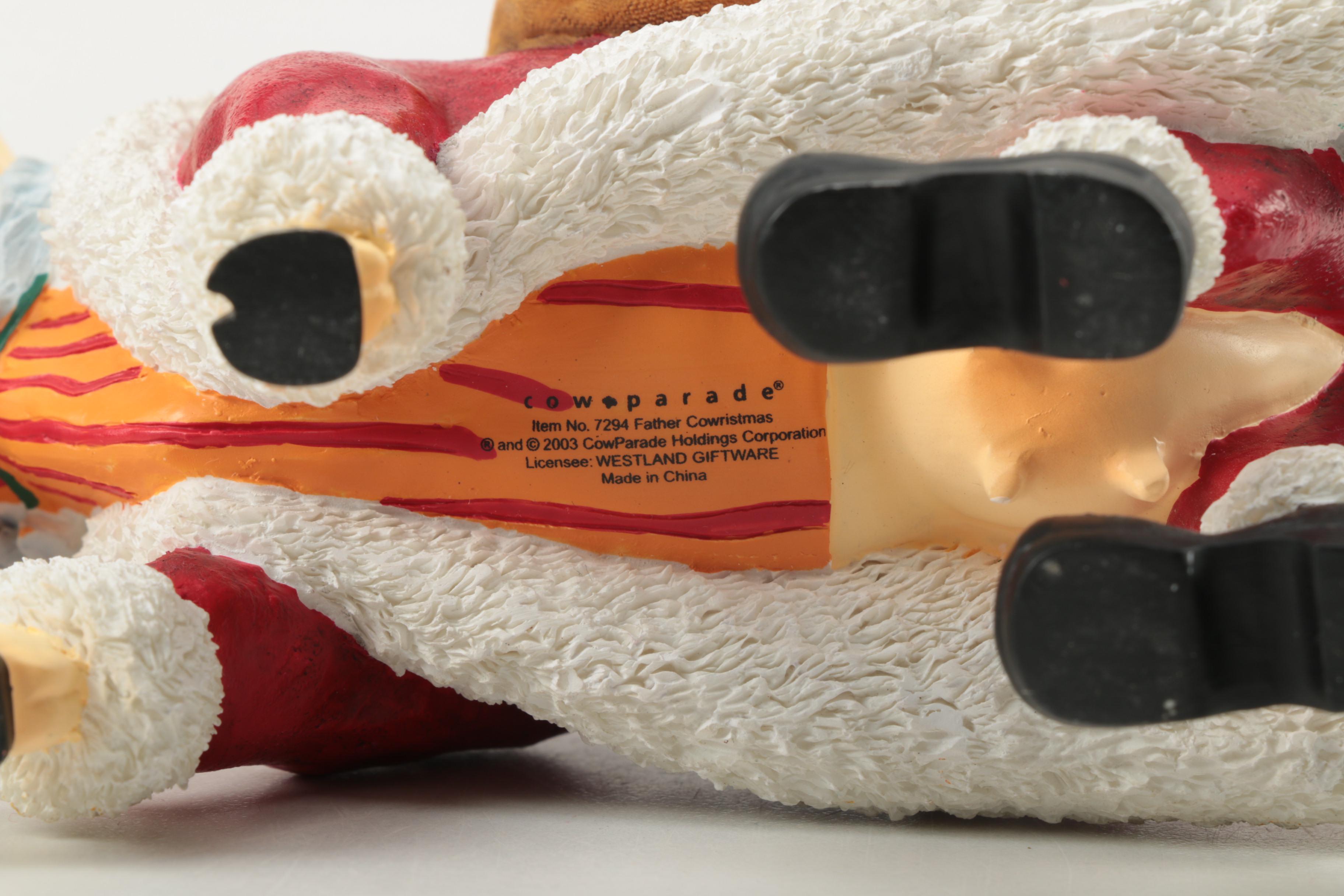 CowParade Ceramic Bovine Figurines