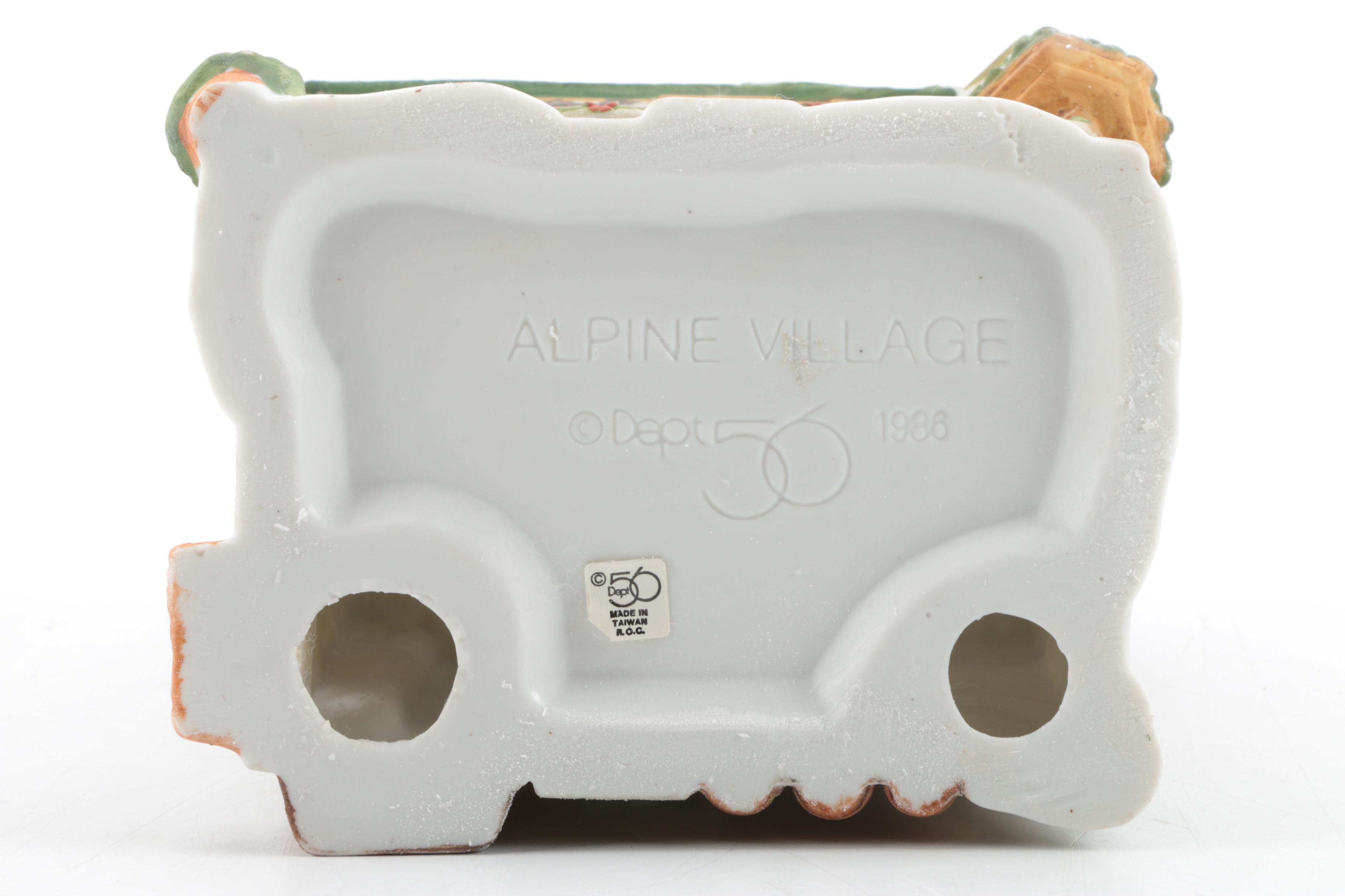 Department 56 Alpine Village "E. Staubr Backer"