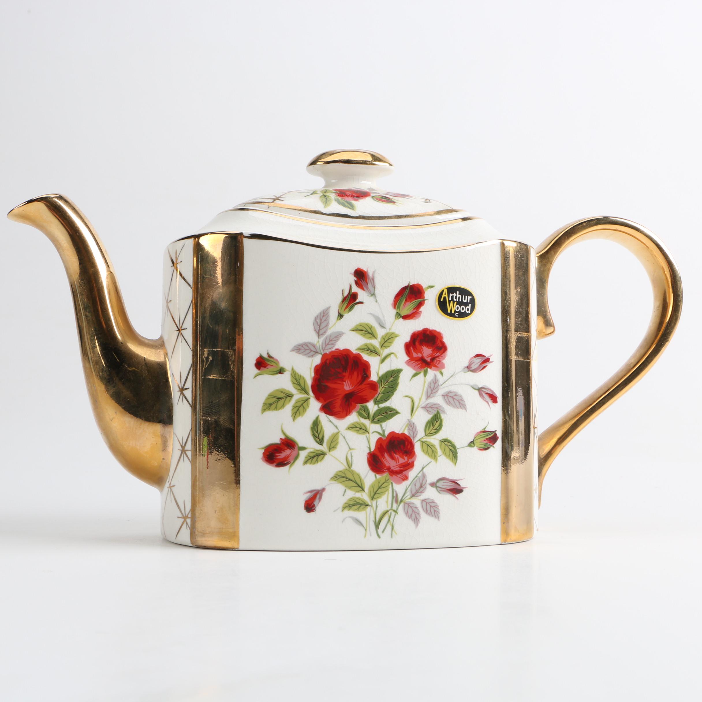 Arthur Wood Earthenware Teapot