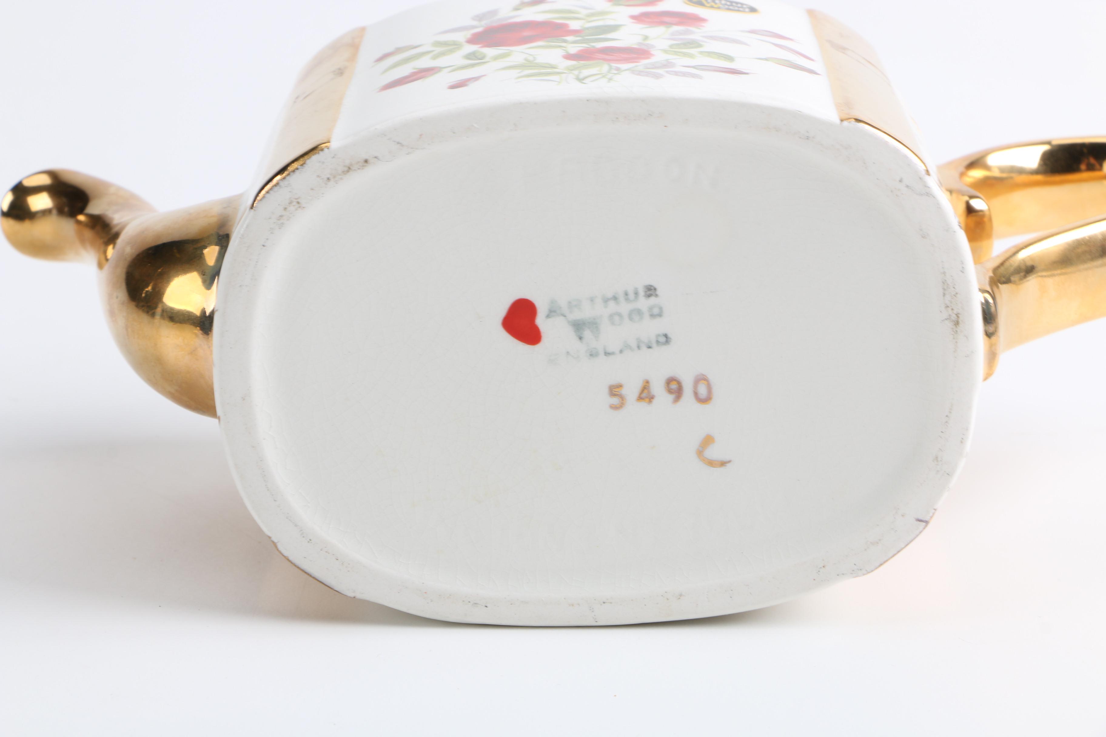 Arthur Wood Earthenware Teapot