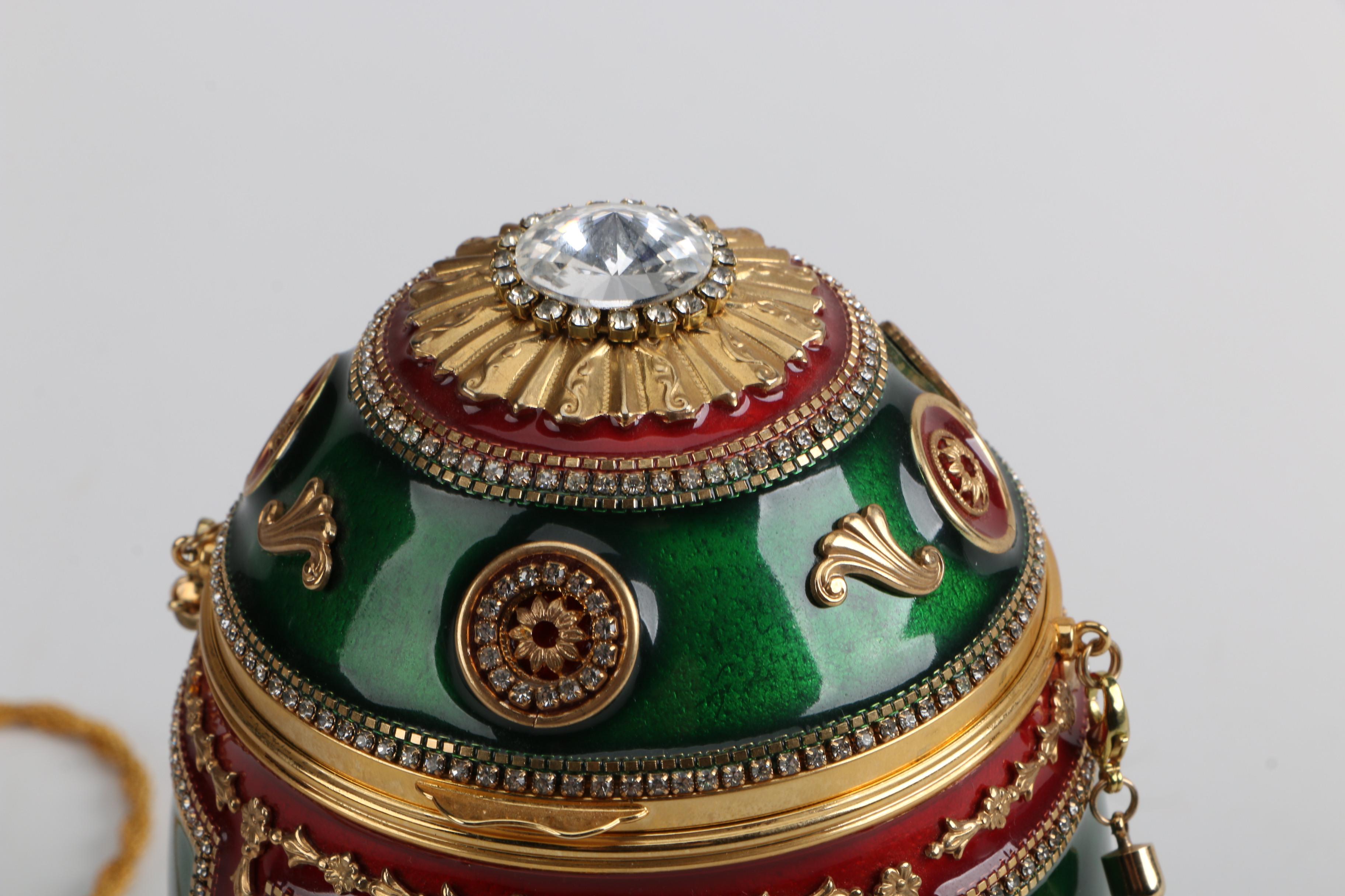 Vivian Alexander Jeweled Egg Minaudière