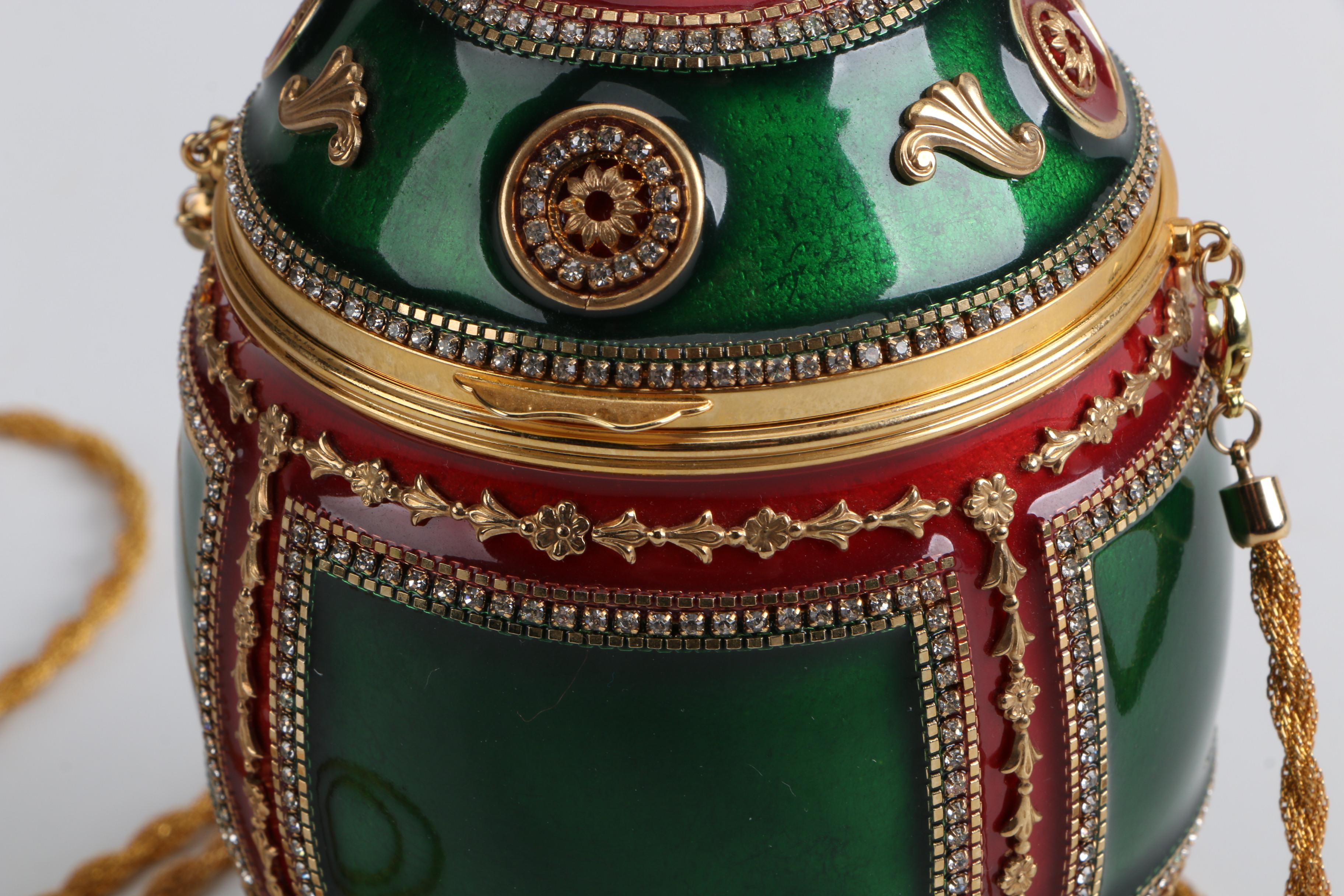 Vivian Alexander Jeweled Egg Minaudière