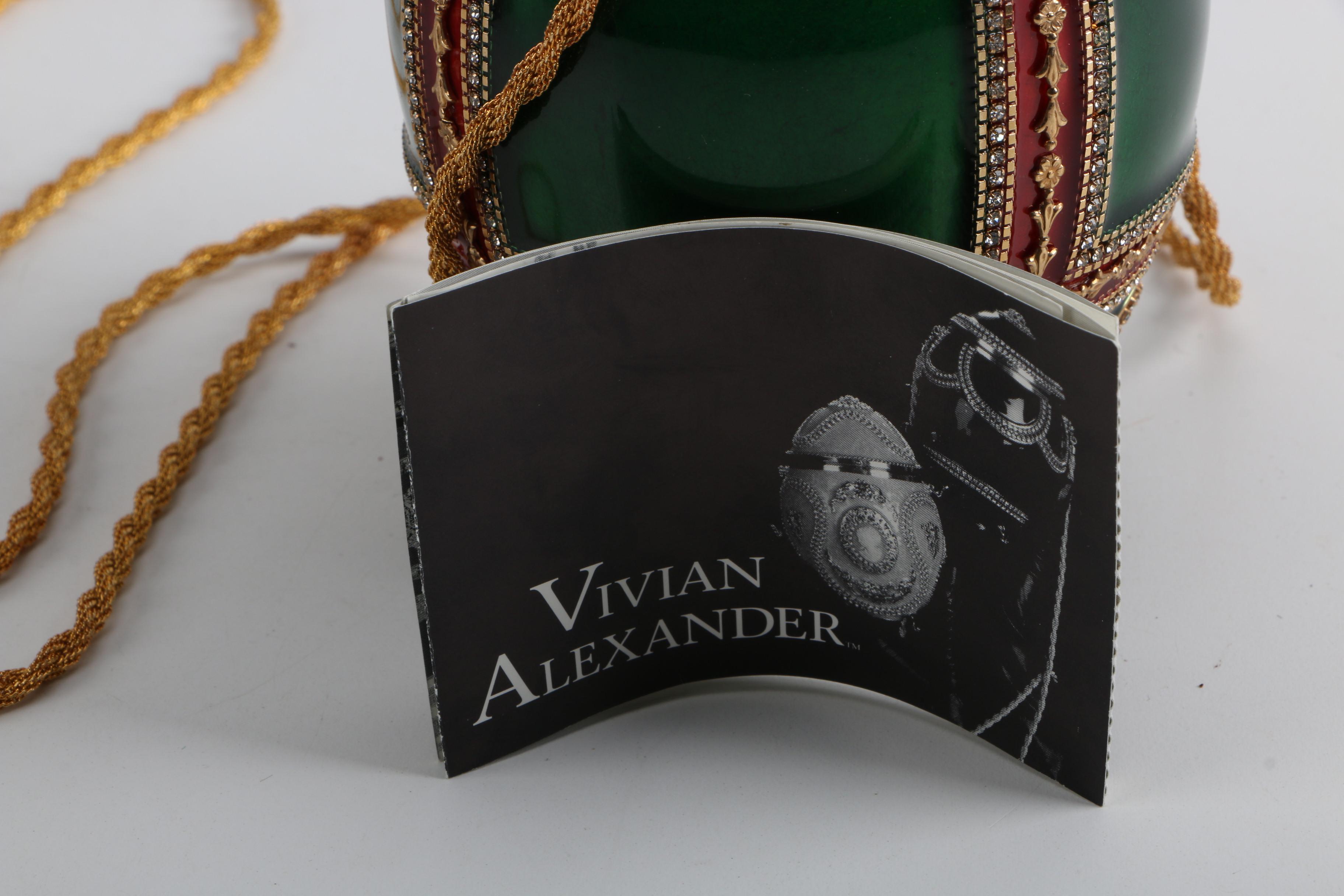 Vivian Alexander Jeweled Egg Minaudière