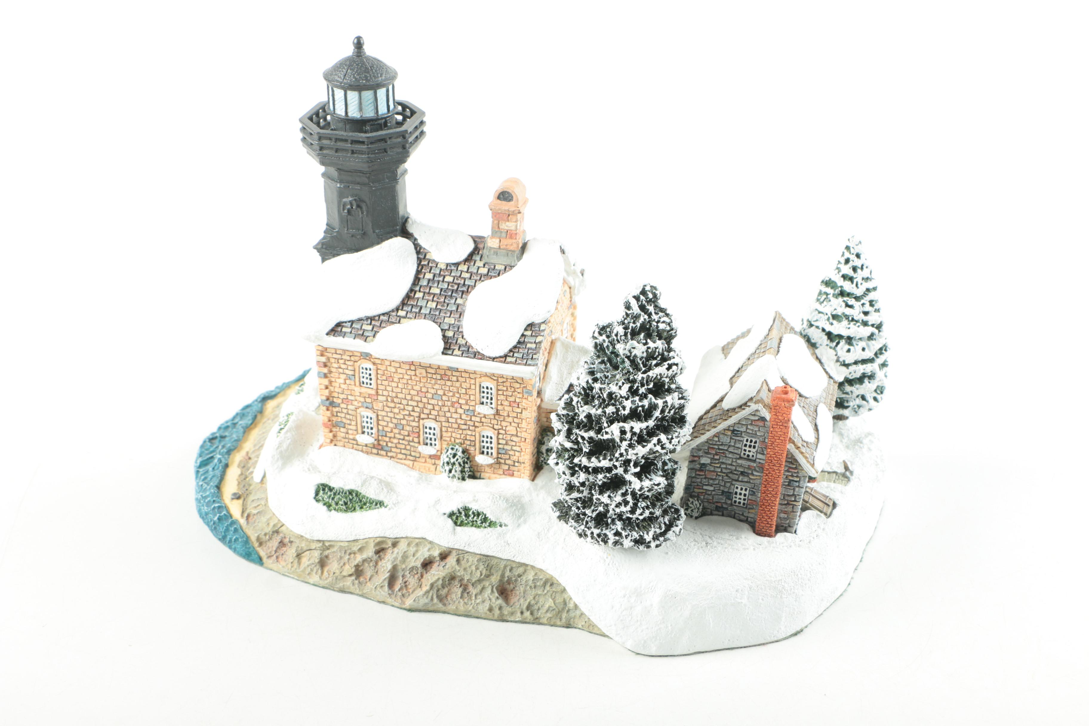 Lighthouse Christmas Decor Featuring Harbour Lights