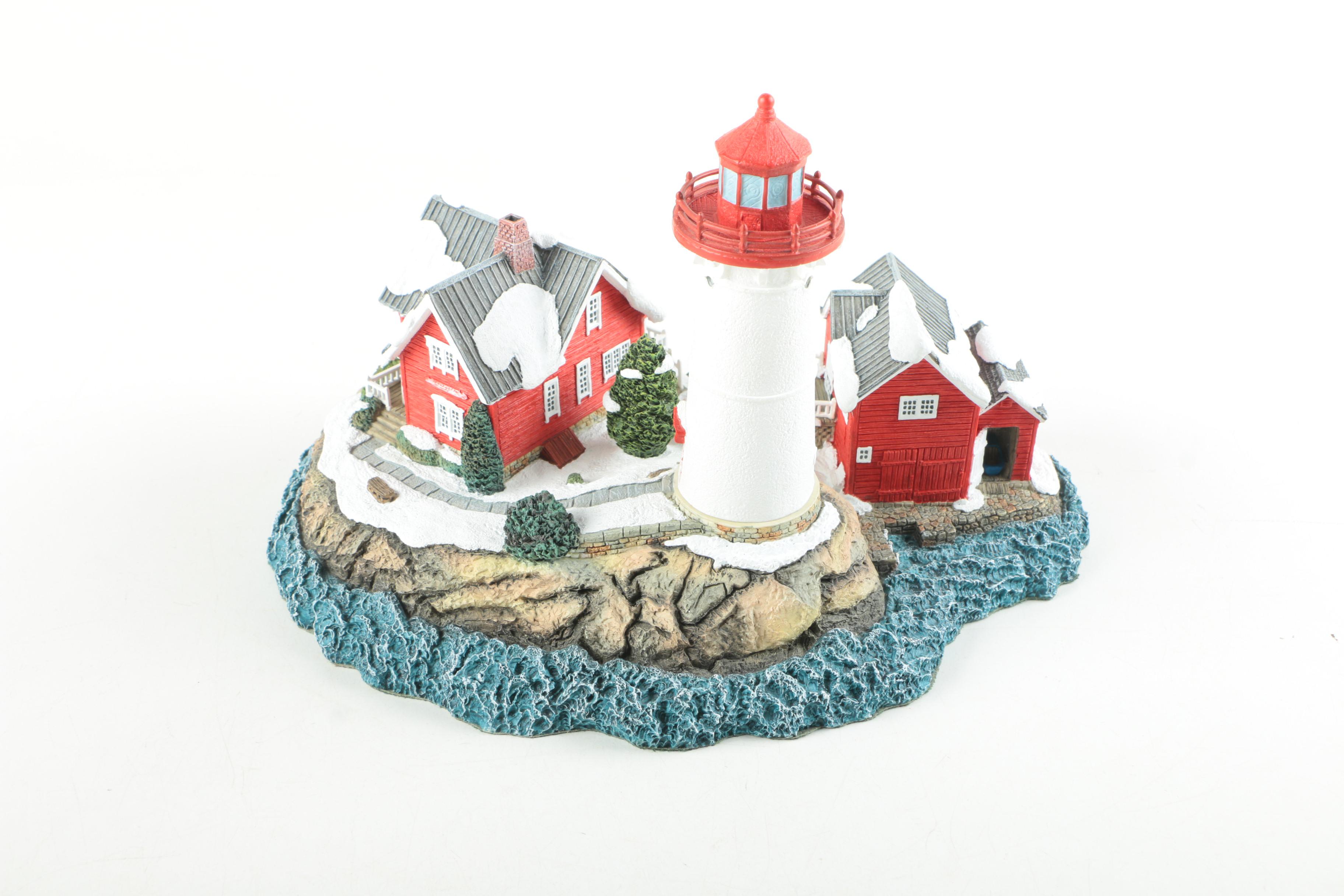 Lighthouse Christmas Decor Featuring Harbour Lights