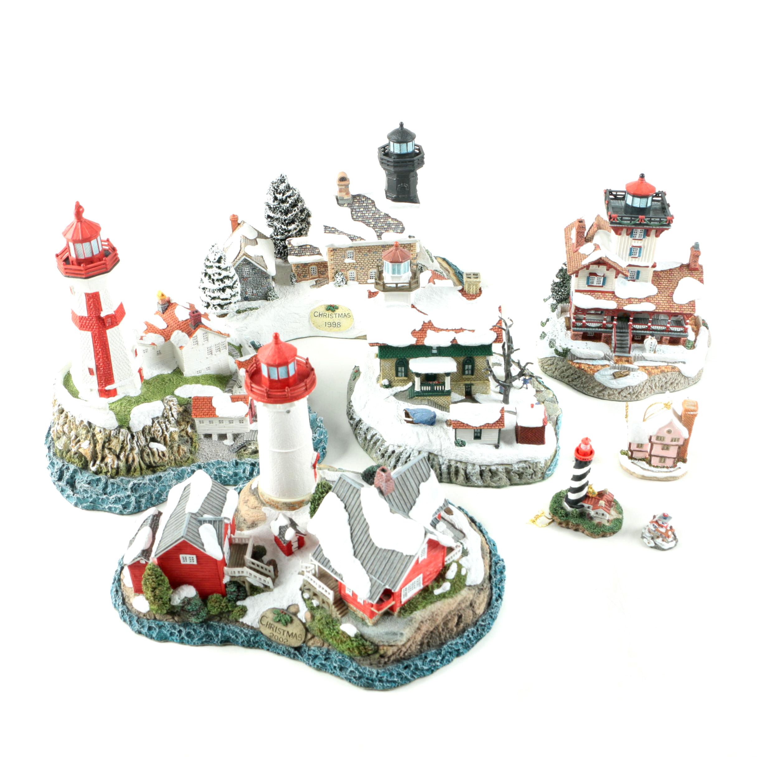 Lighthouse Christmas Decor Featuring Harbour Lights