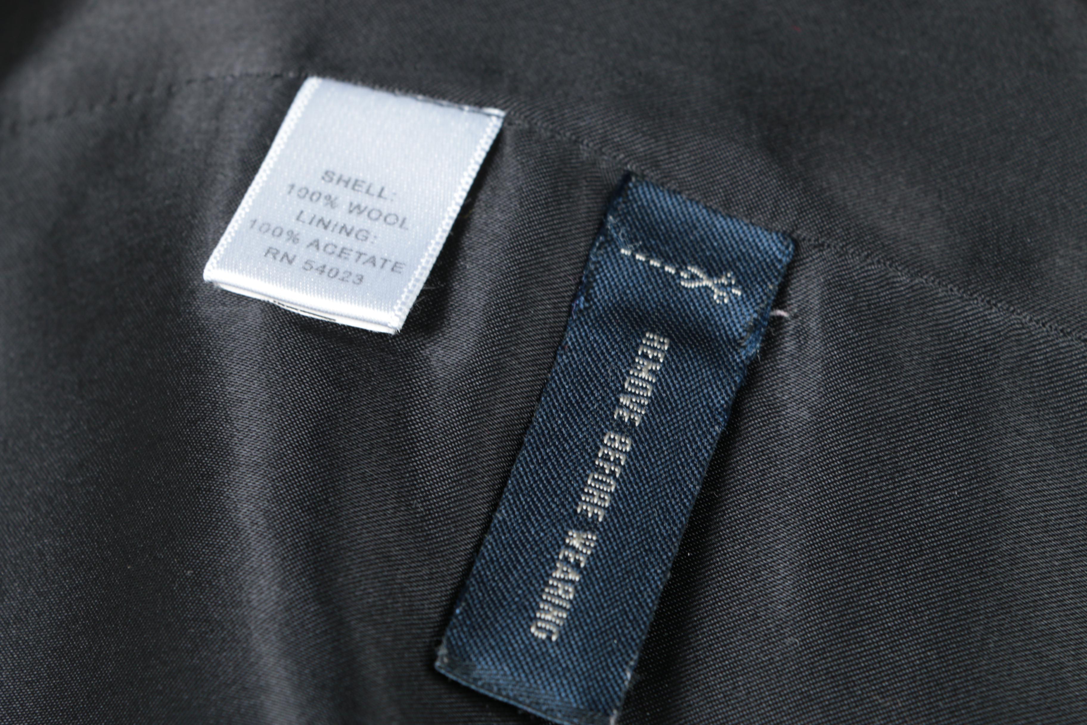 Women's Banana Republic Wool Coat with Burberry and Lord & Taylor Scarves