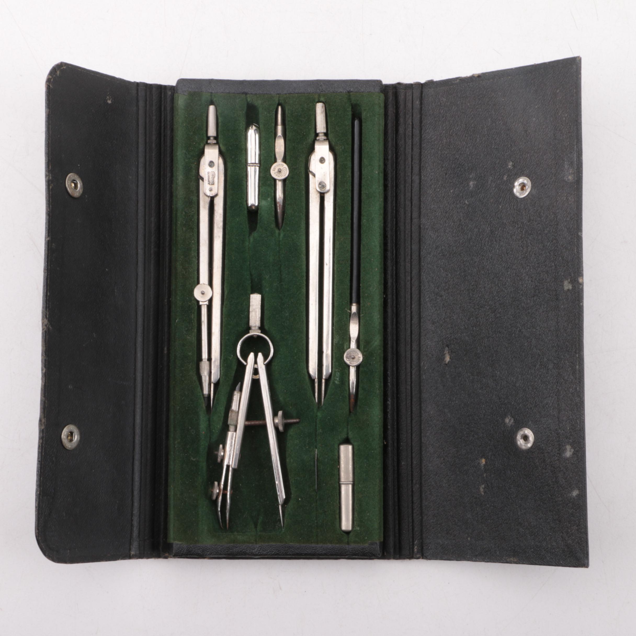 Collection of Vintage Drafting Equipment