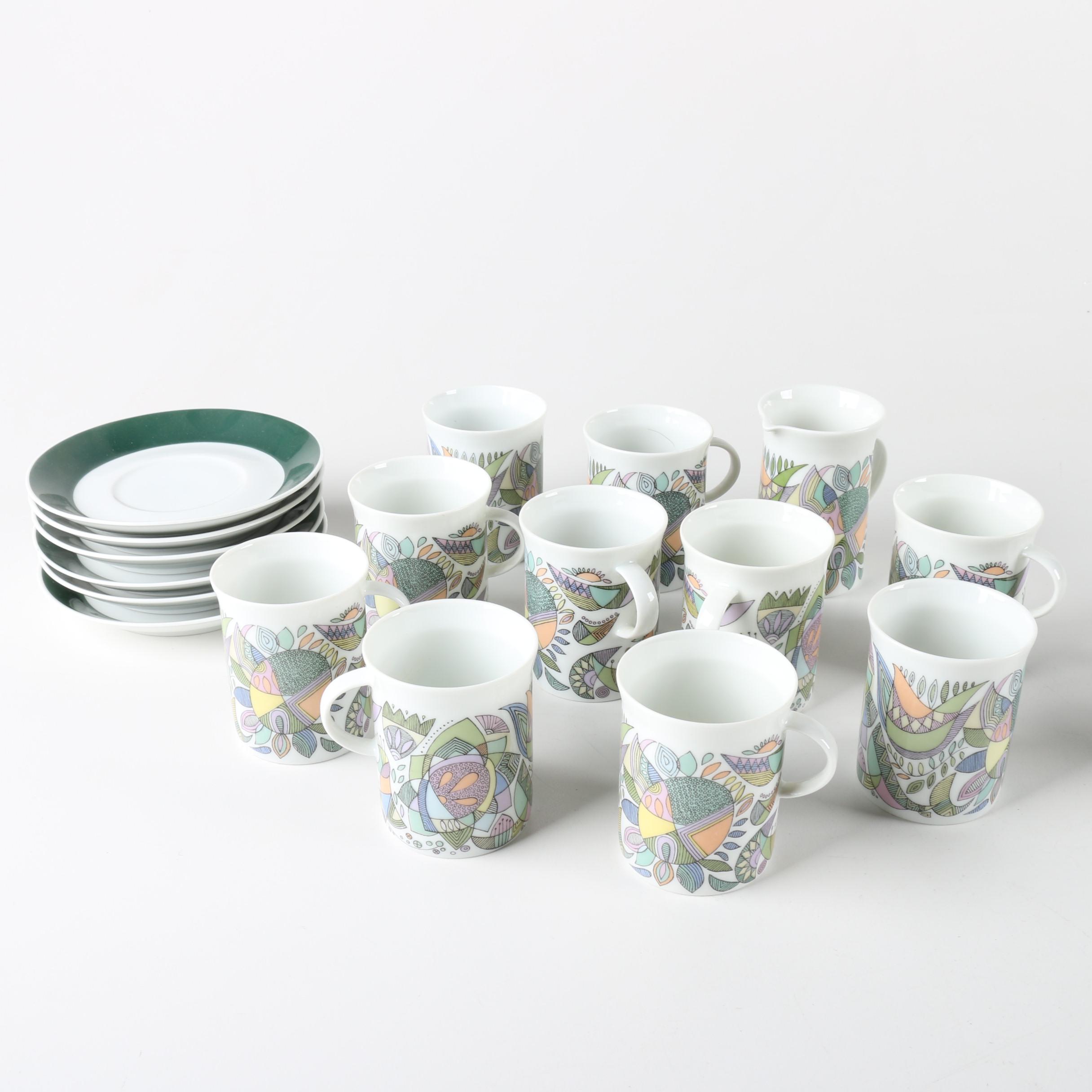 Hans Theo Baumann for Rosenthal "Korso" Mid Century Tea Service