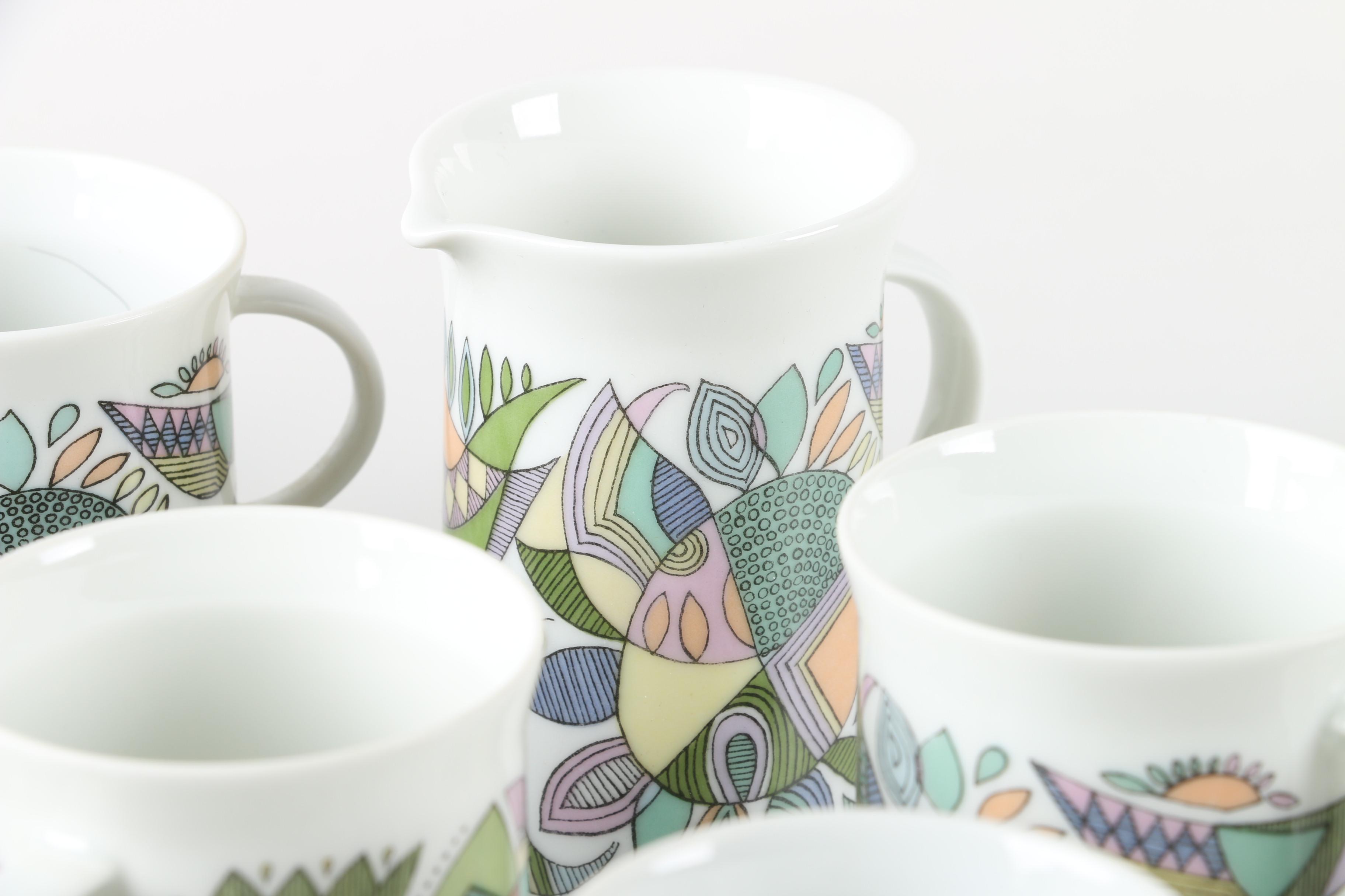 Hans Theo Baumann for Rosenthal "Korso" Mid Century Tea Service