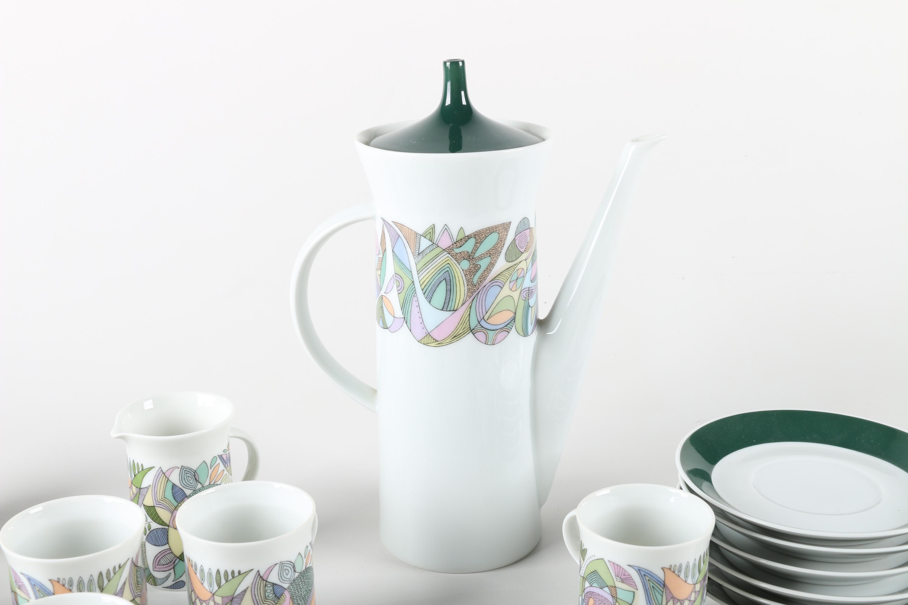 Hans Theo Baumann for Rosenthal "Korso" Mid Century Tea Service