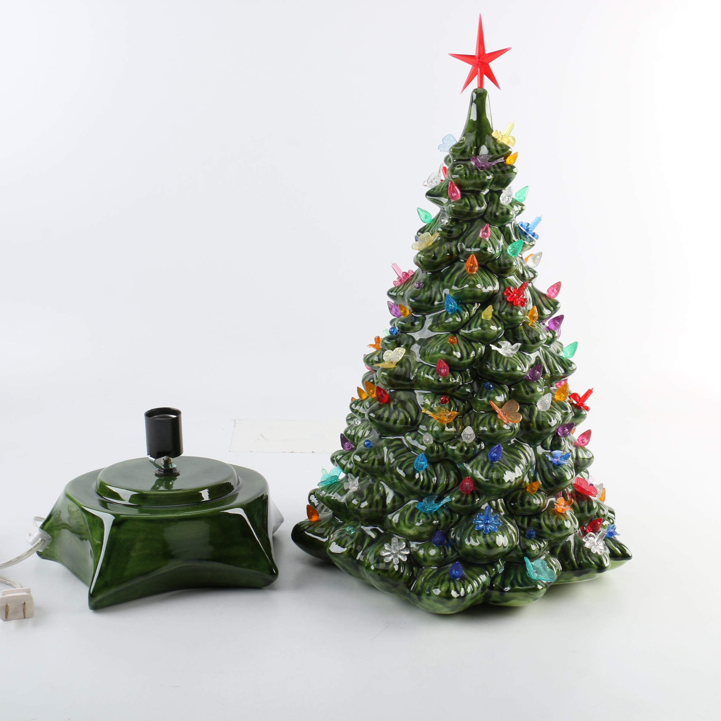 Ceramic Tabletop Christmas Tree