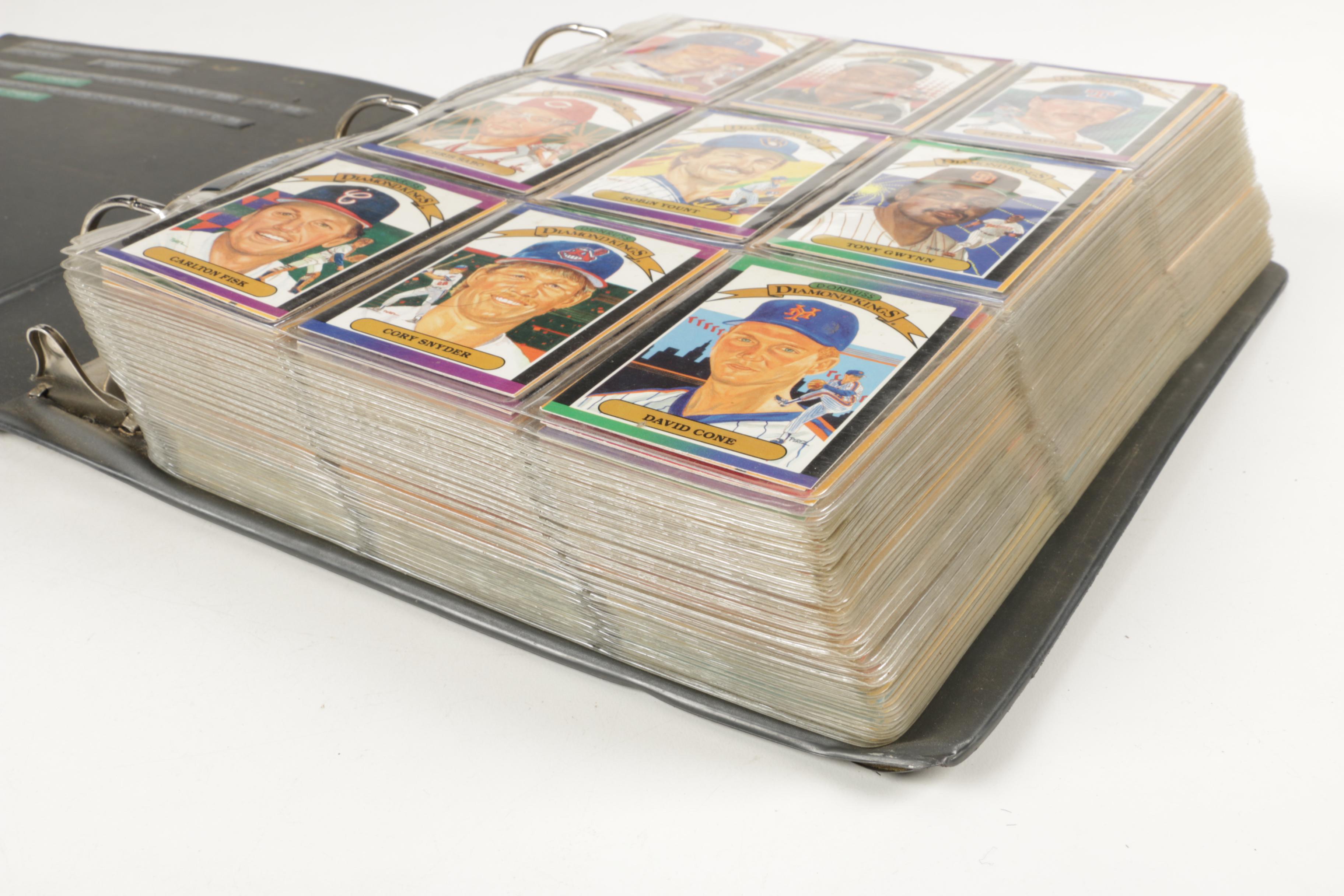 Assortment of Donruss Baseball Cards