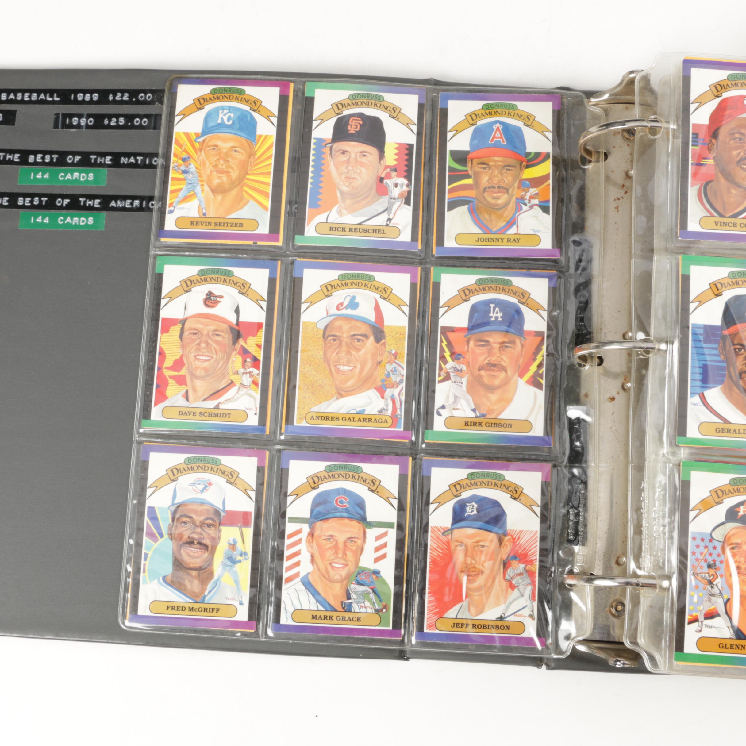 Assortment of Donruss Baseball Cards